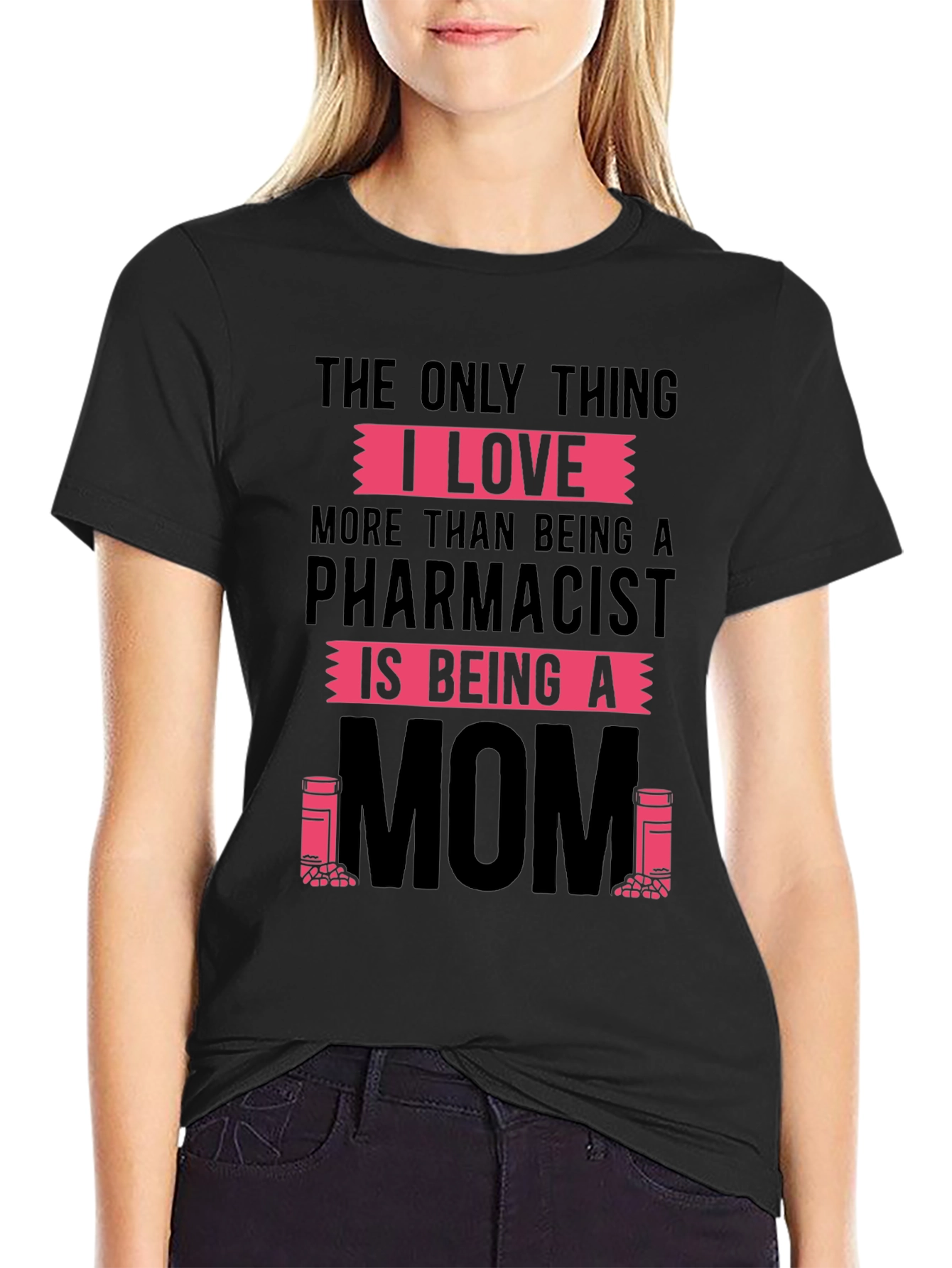 Pharmacist Mom T-Shirt - Novelty Graphic Tee
