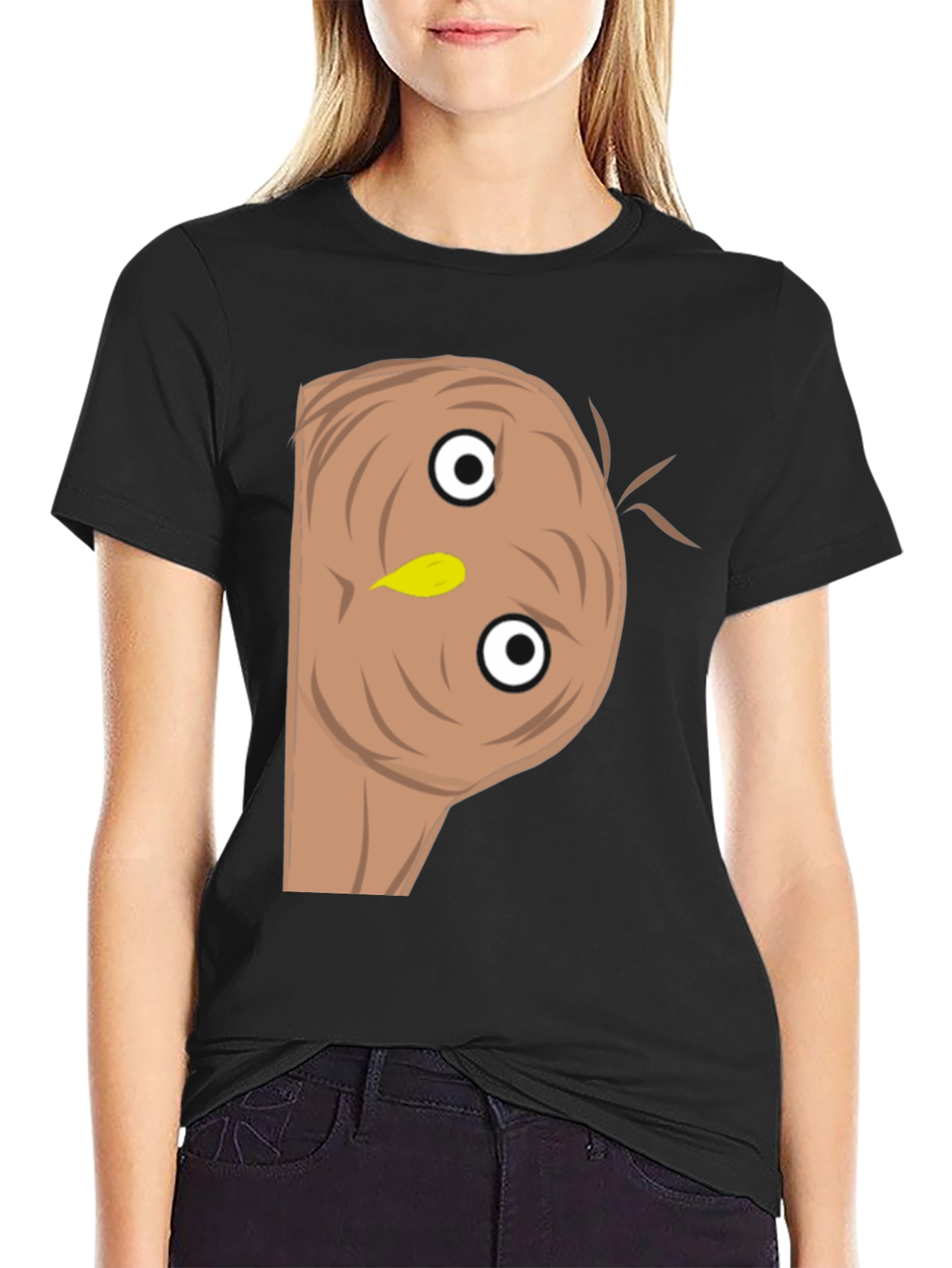 Funny Upside Down Owl Graphic Tee