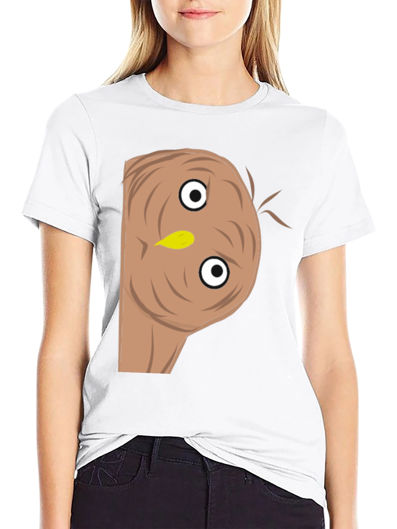 Funny Upside Down Owl Graphic Tee