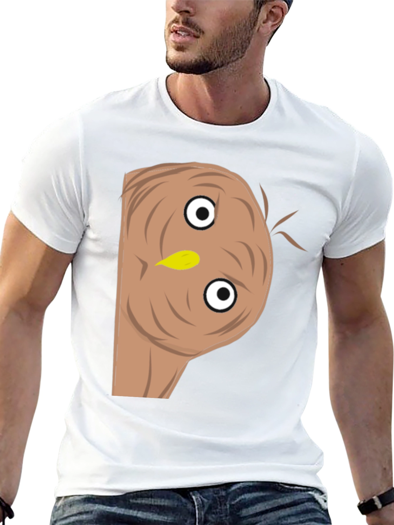 Funny Upside Down Owl Graphic Tee
