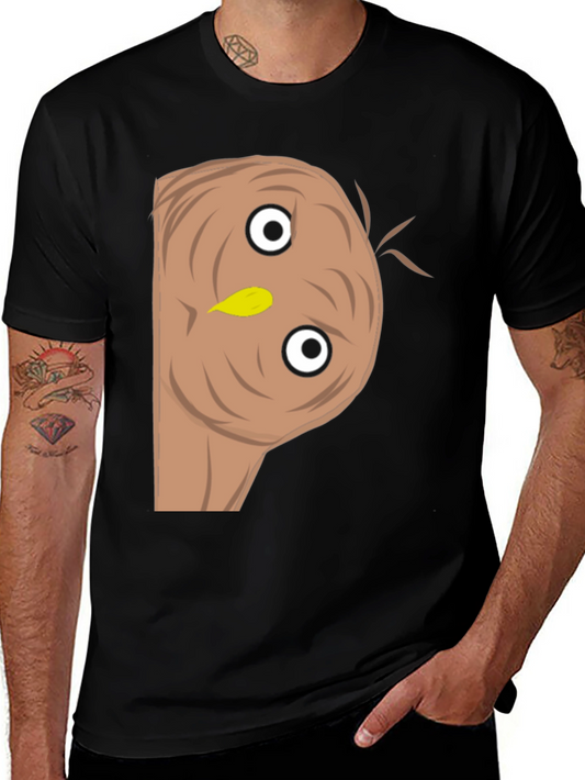 Funny Upside Down Owl Graphic Tee