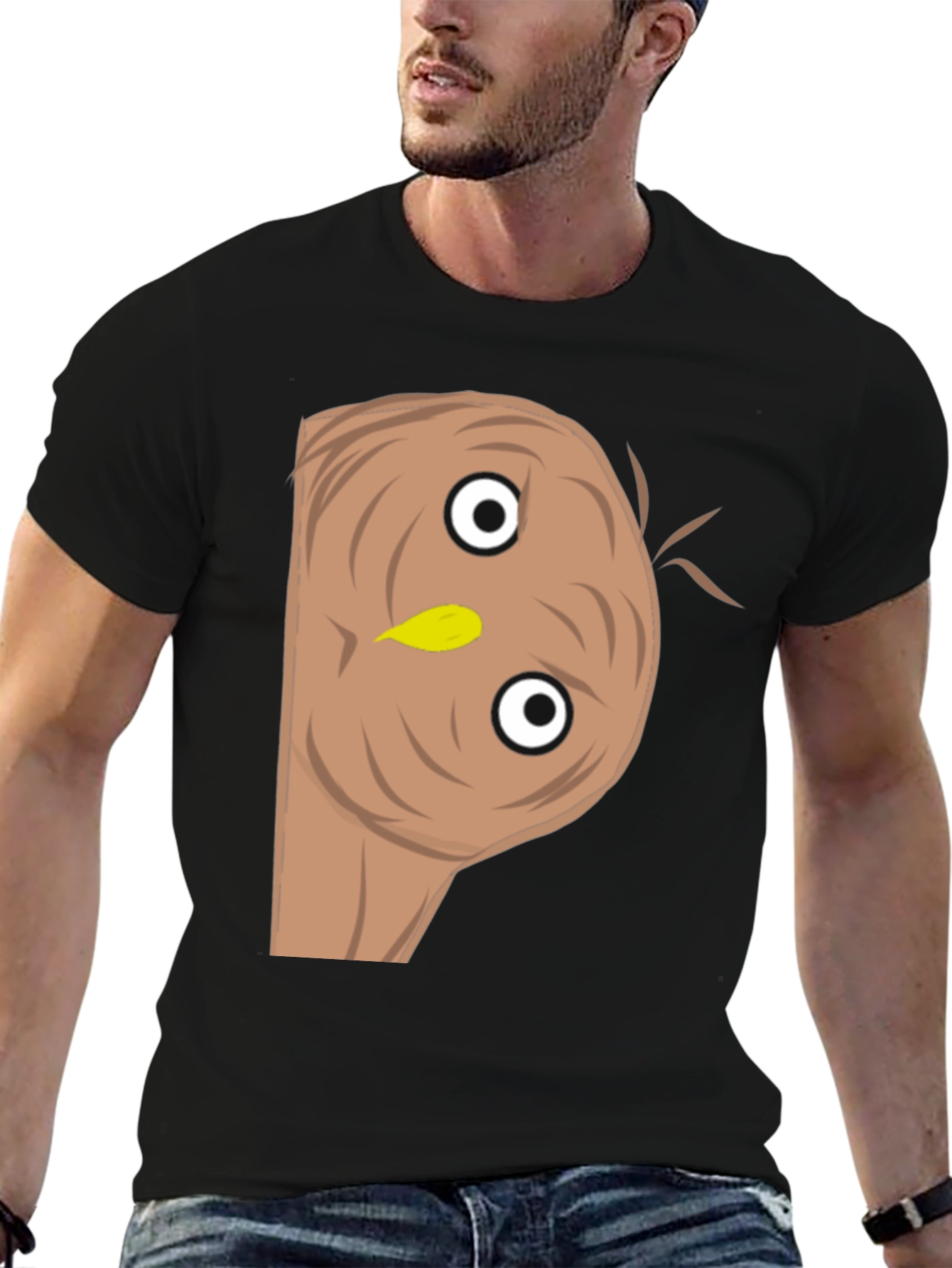 Funny Upside Down Owl Graphic Tee