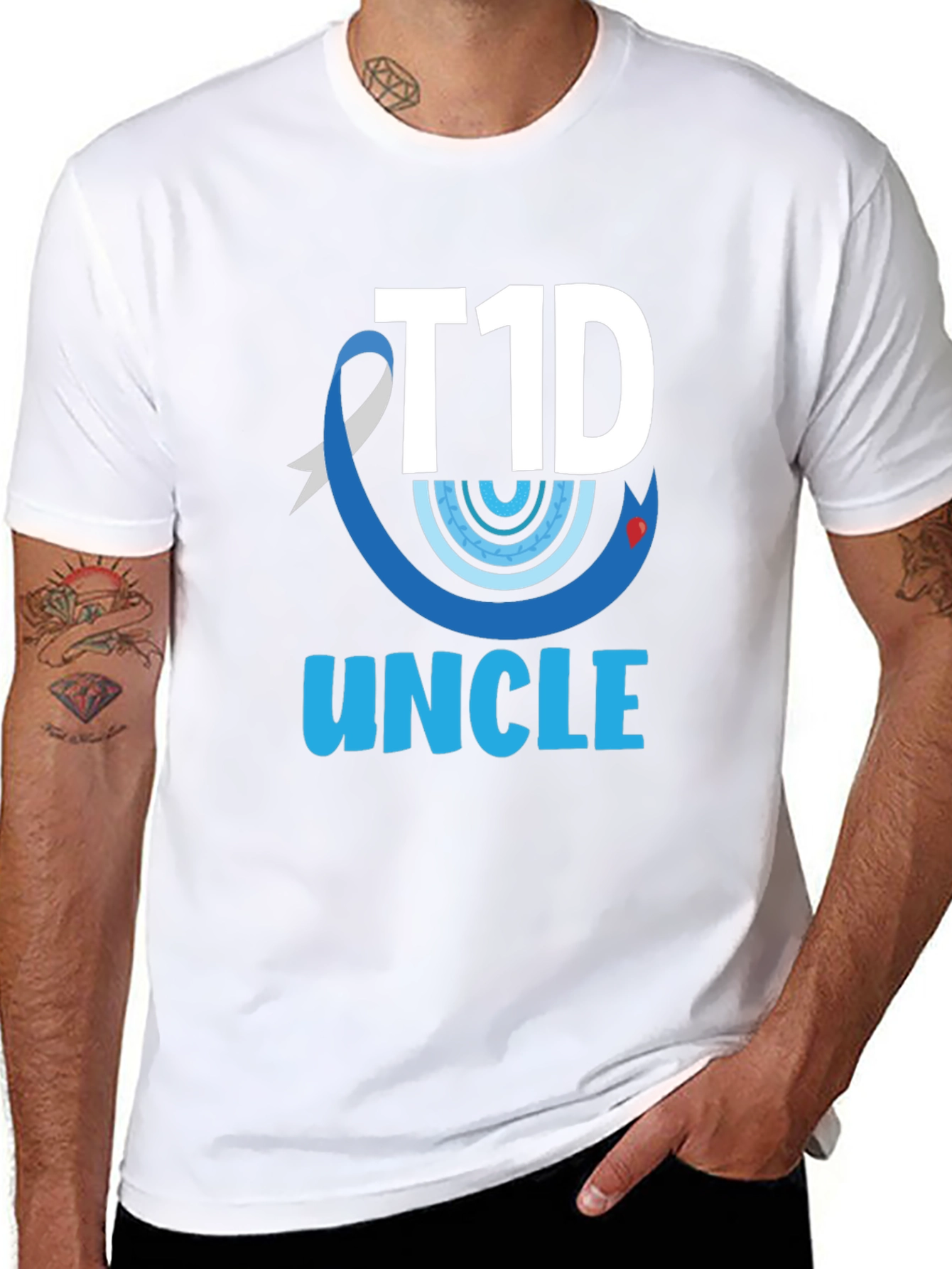 T1D Uncle Awareness Graphic Tee