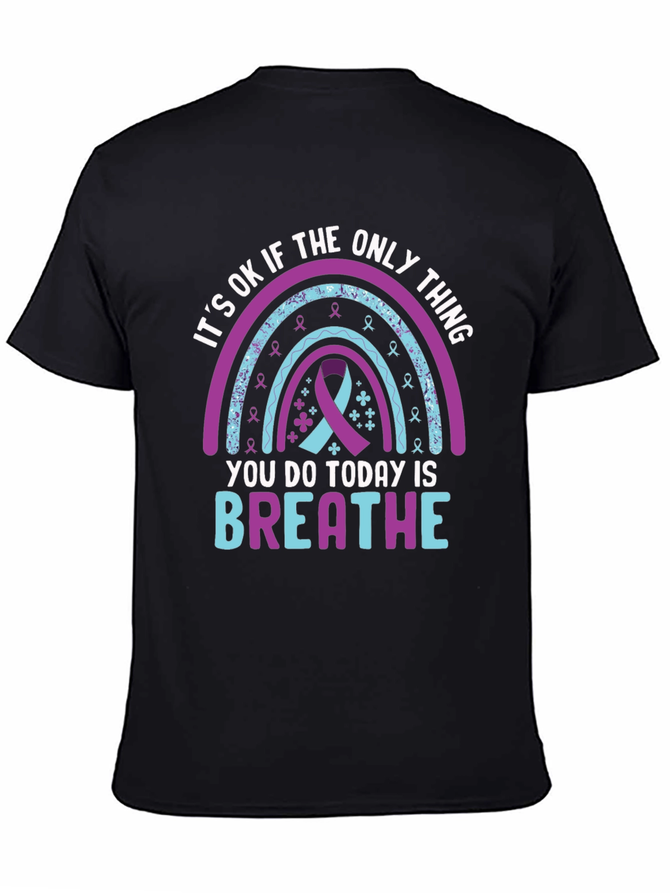 Its OK To Breathe Rainbow T-Shirt
