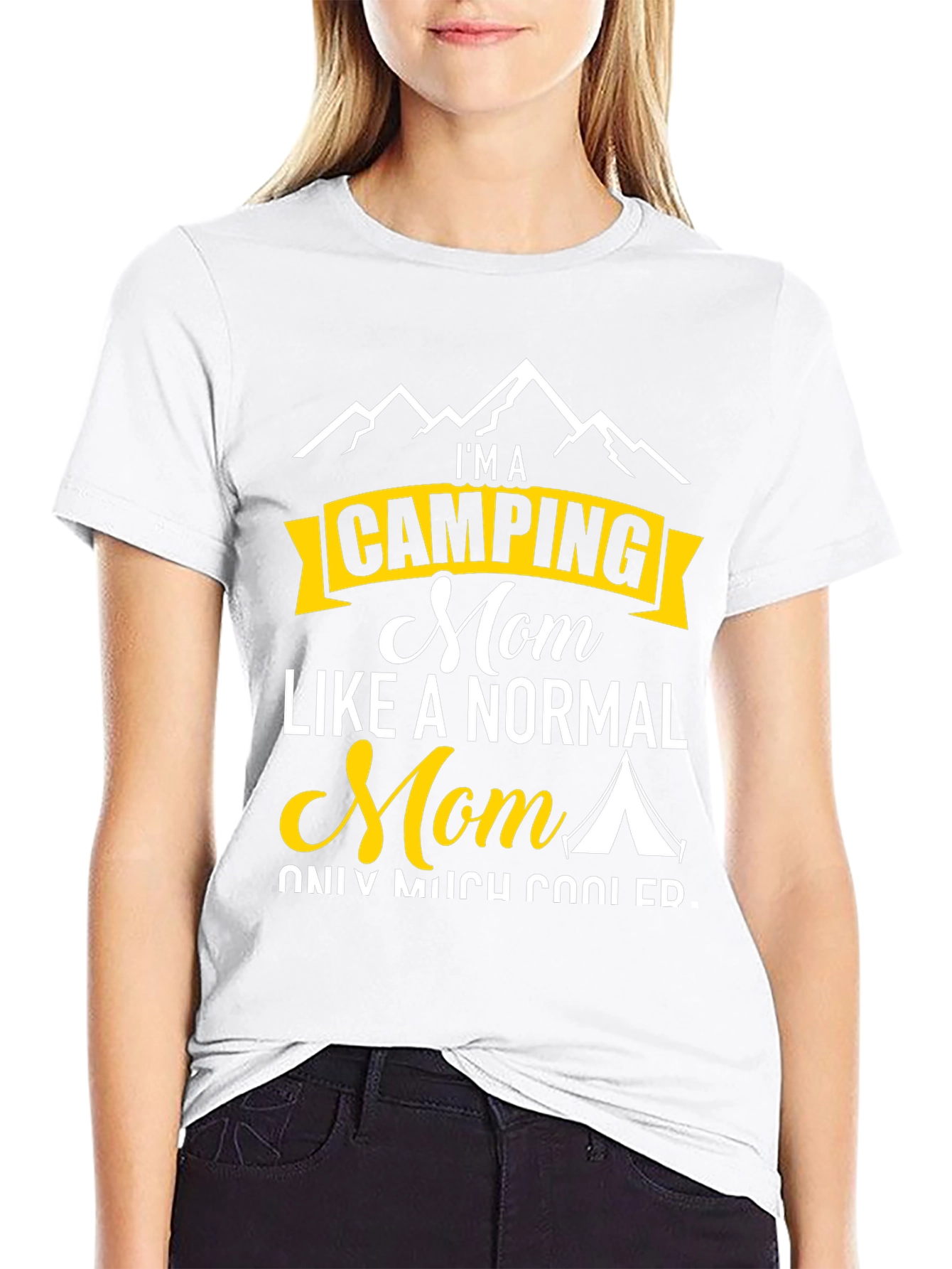 Camping Mom Graphic Tee - Outdoor Adventure Shirt