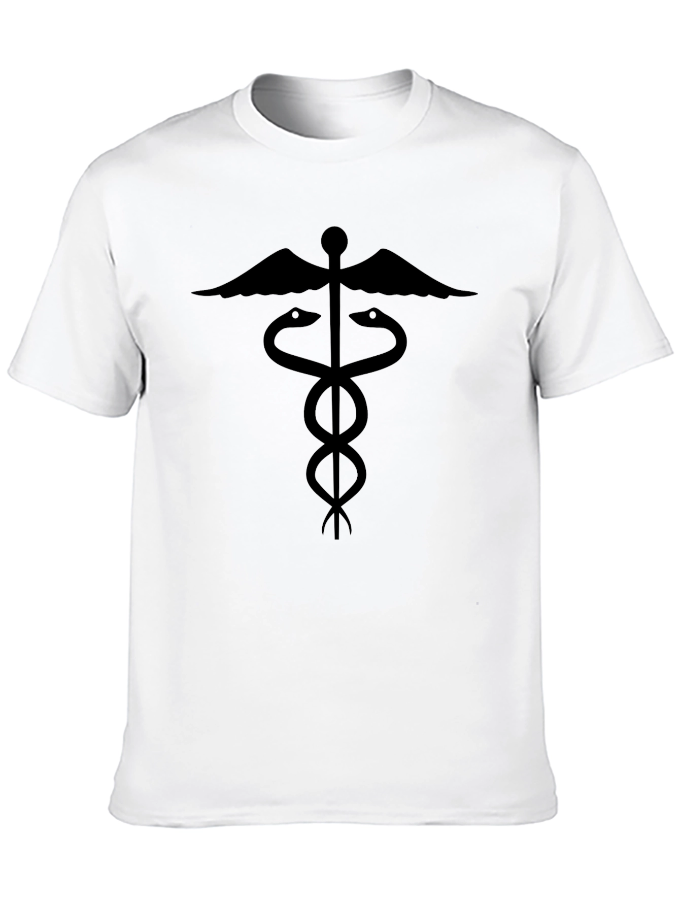 Caduceus Symbol Black T-Shirt
