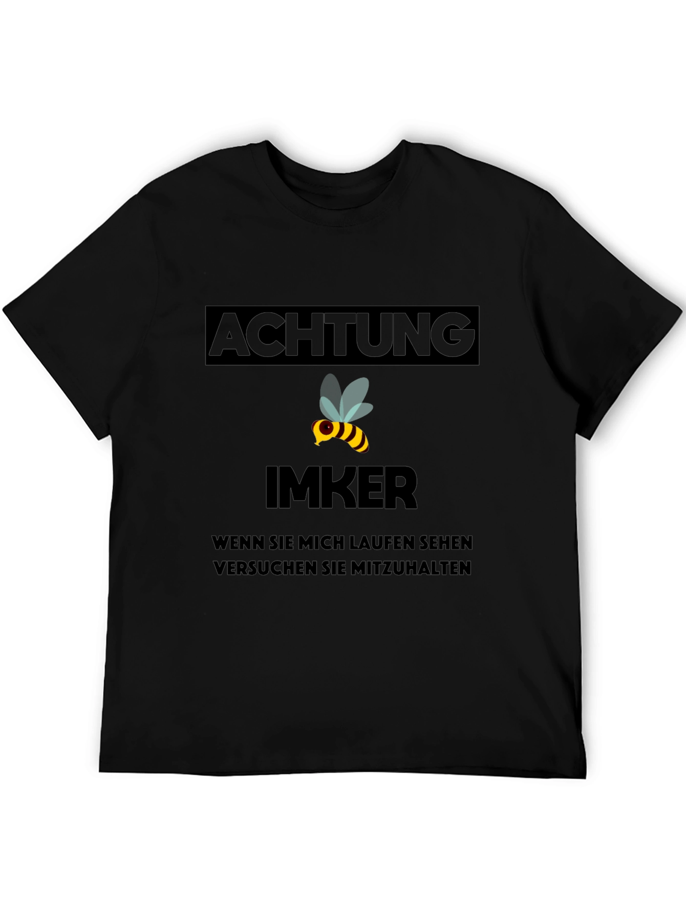 Achtung Imker T-Shirt - Beekeeper Warning Tee