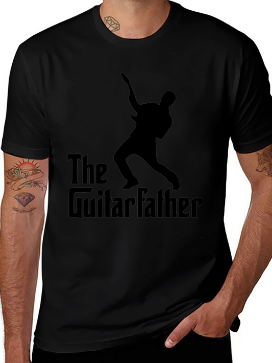 The Guitarfather T-Shirt - Rock & Roll Dad Tee