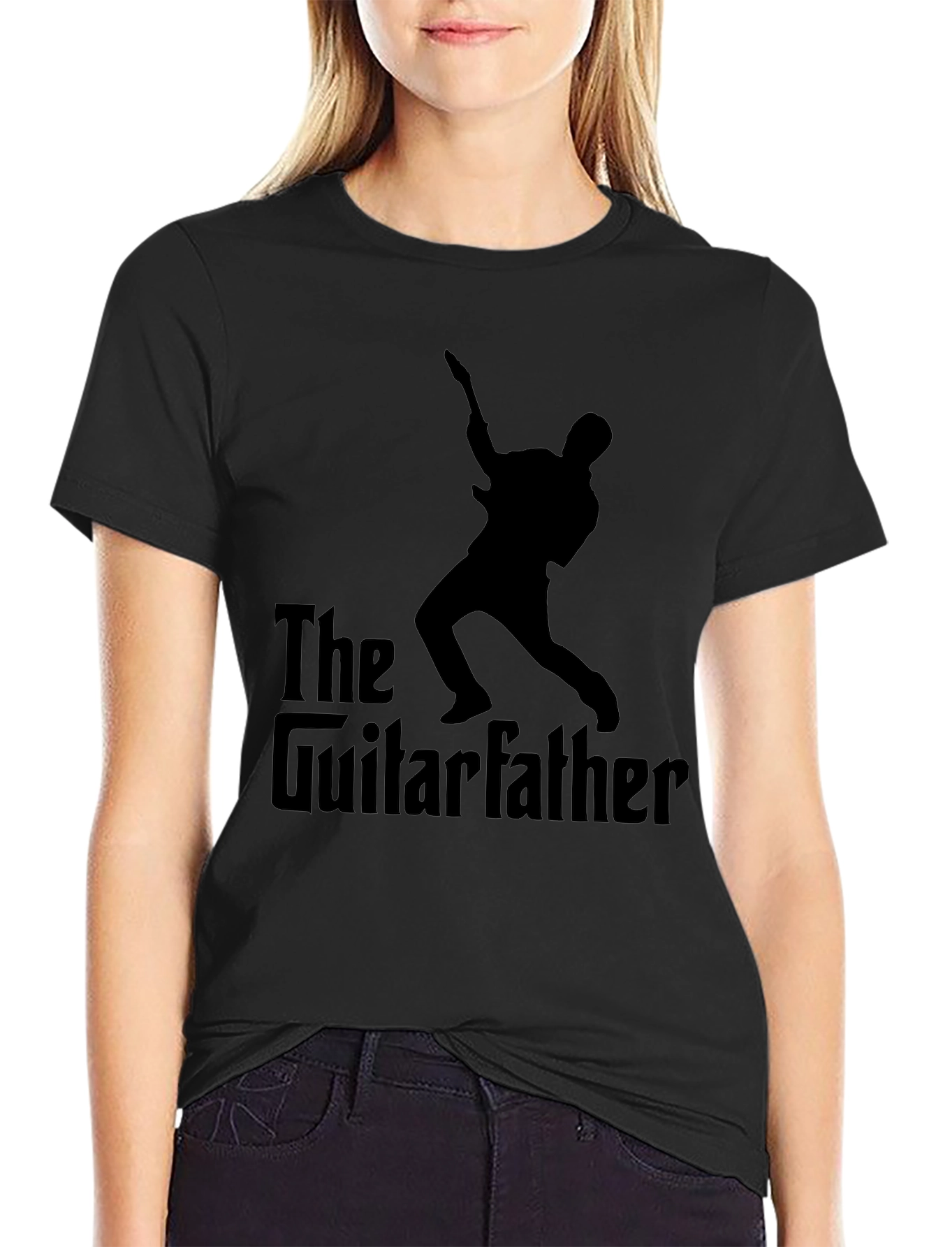 The Guitarfather T-Shirt - Rock & Roll Dad Tee