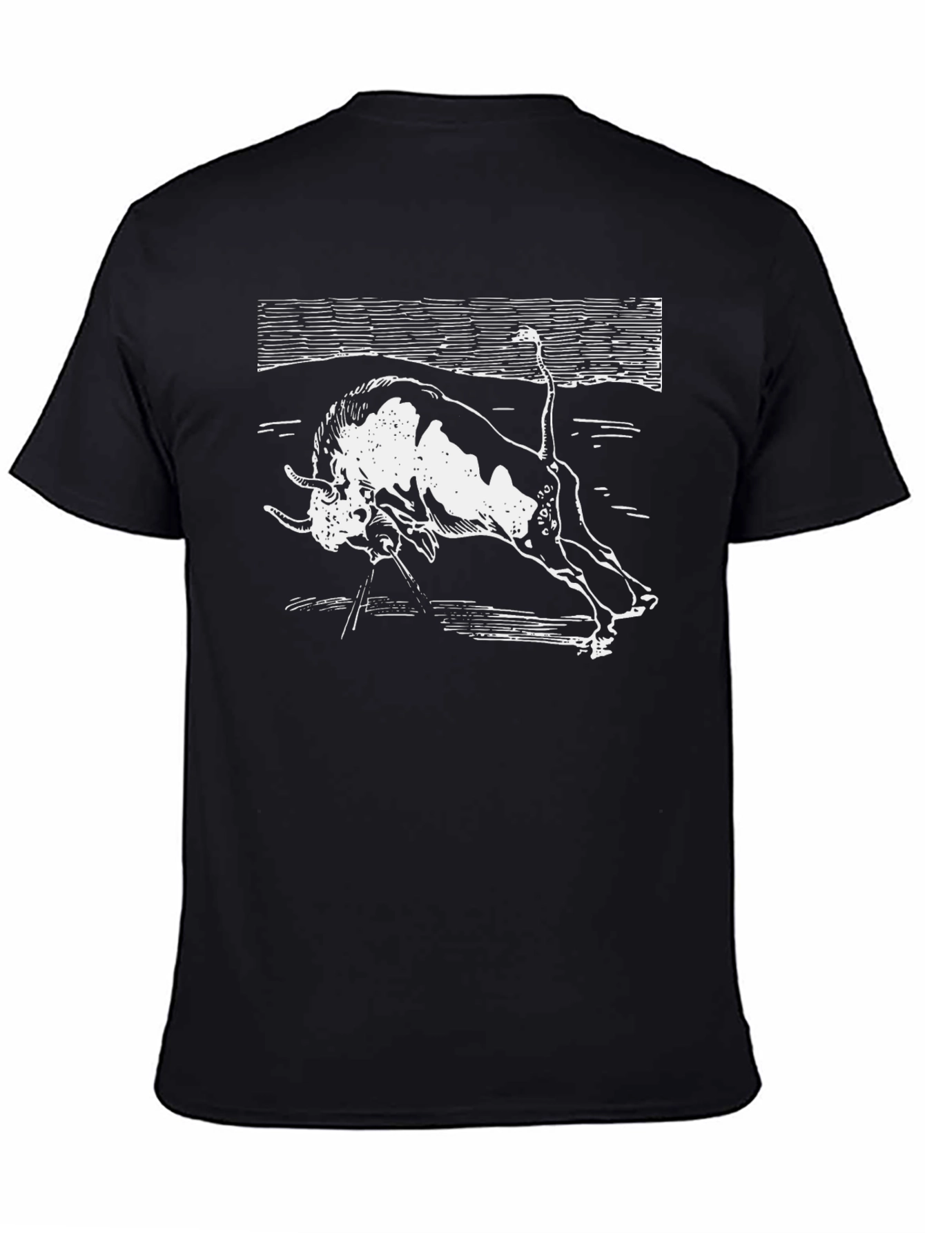 Raging Bull Graphic Tee - Bold Black T-Shirt