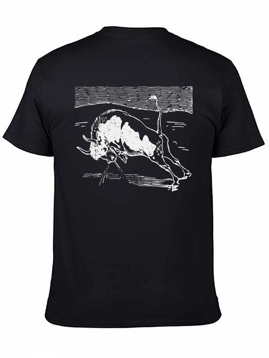 Raging Bull Graphic Tee - Bold Black T-Shirt