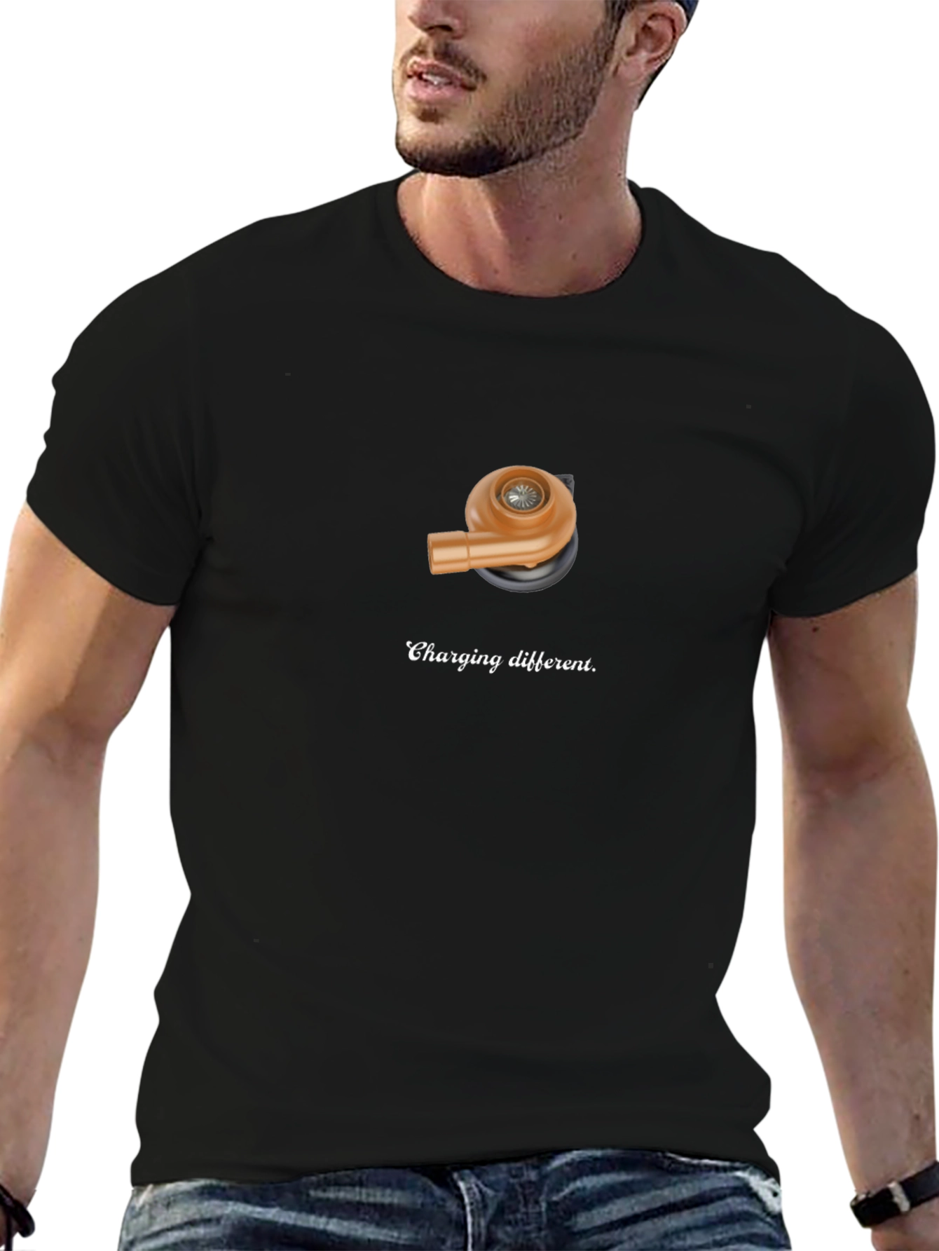 Charging Different T-Shirt - Turbo Design