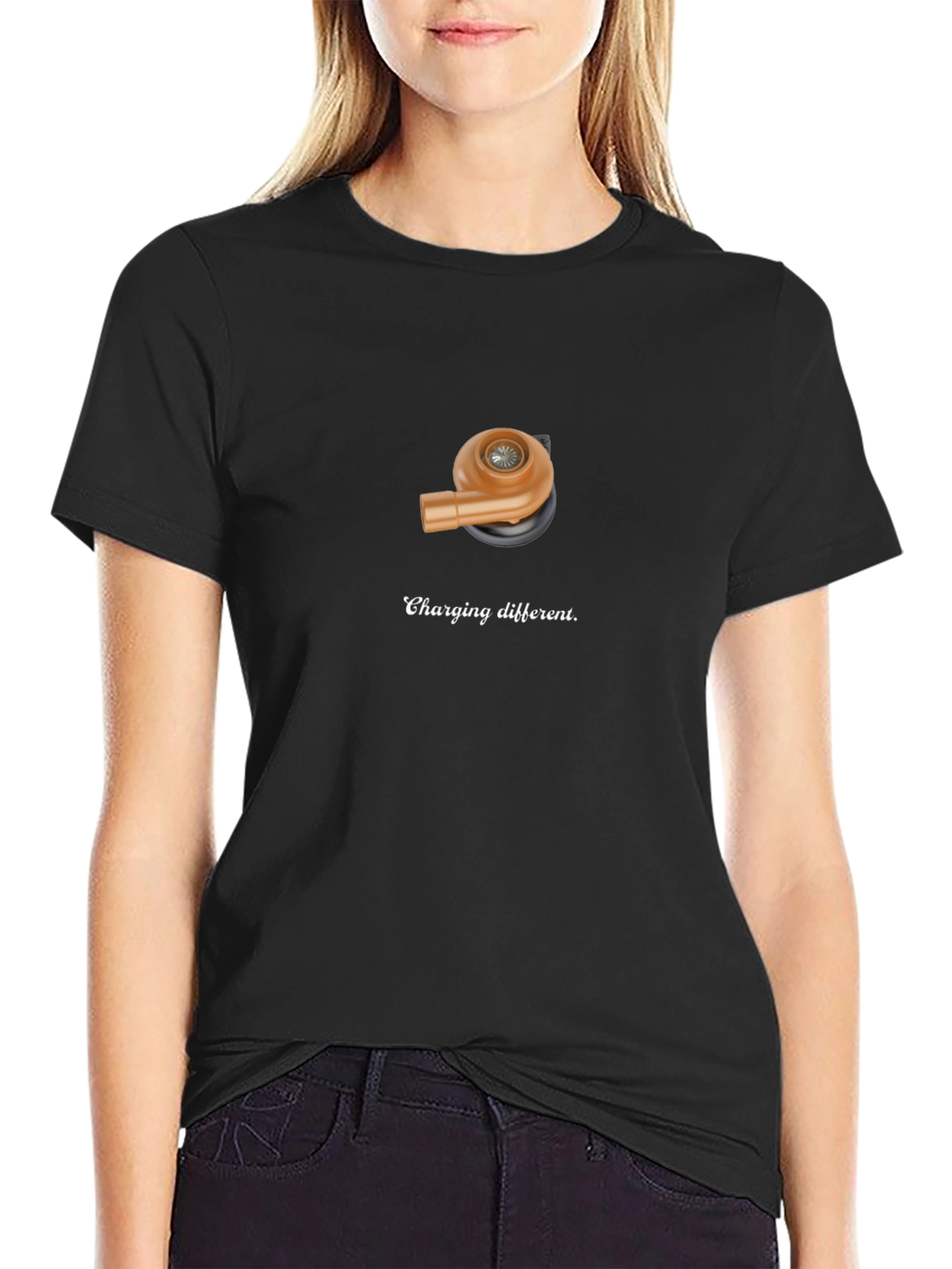 Charging Different T-Shirt - Turbo Design