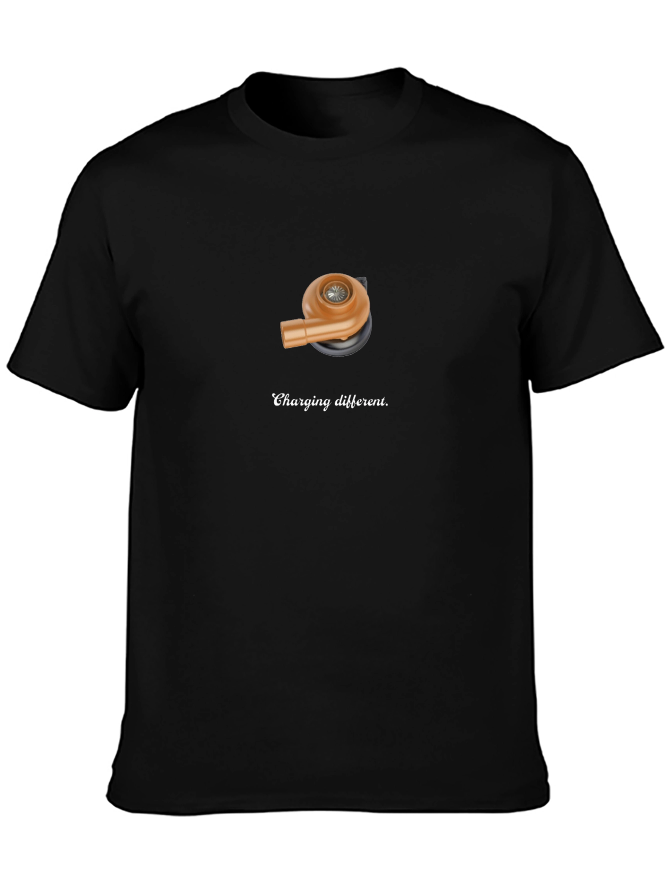 Charging Different T-Shirt - Turbo Design