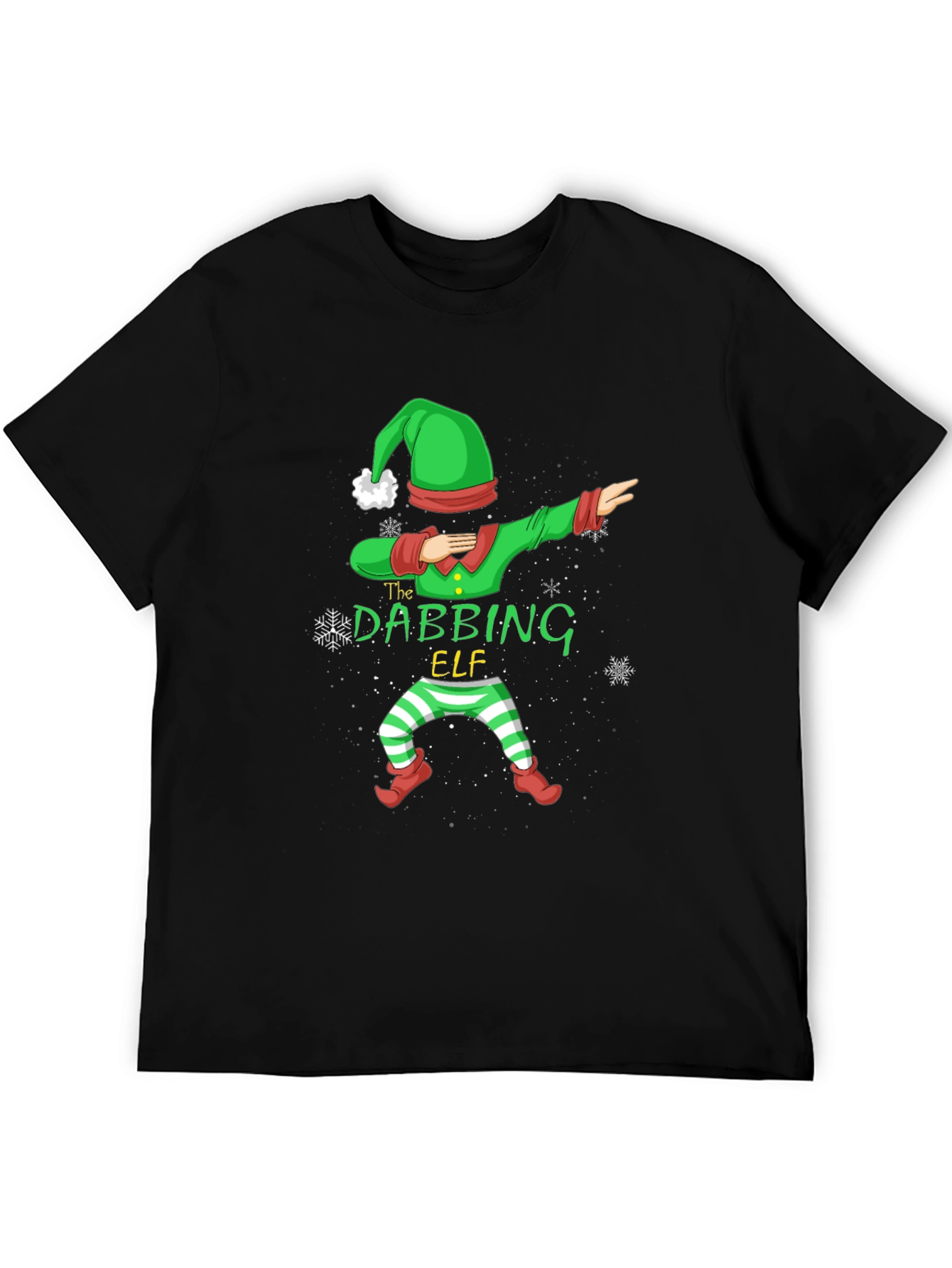 Dabbing Elf Christmas Holiday T-Shirt