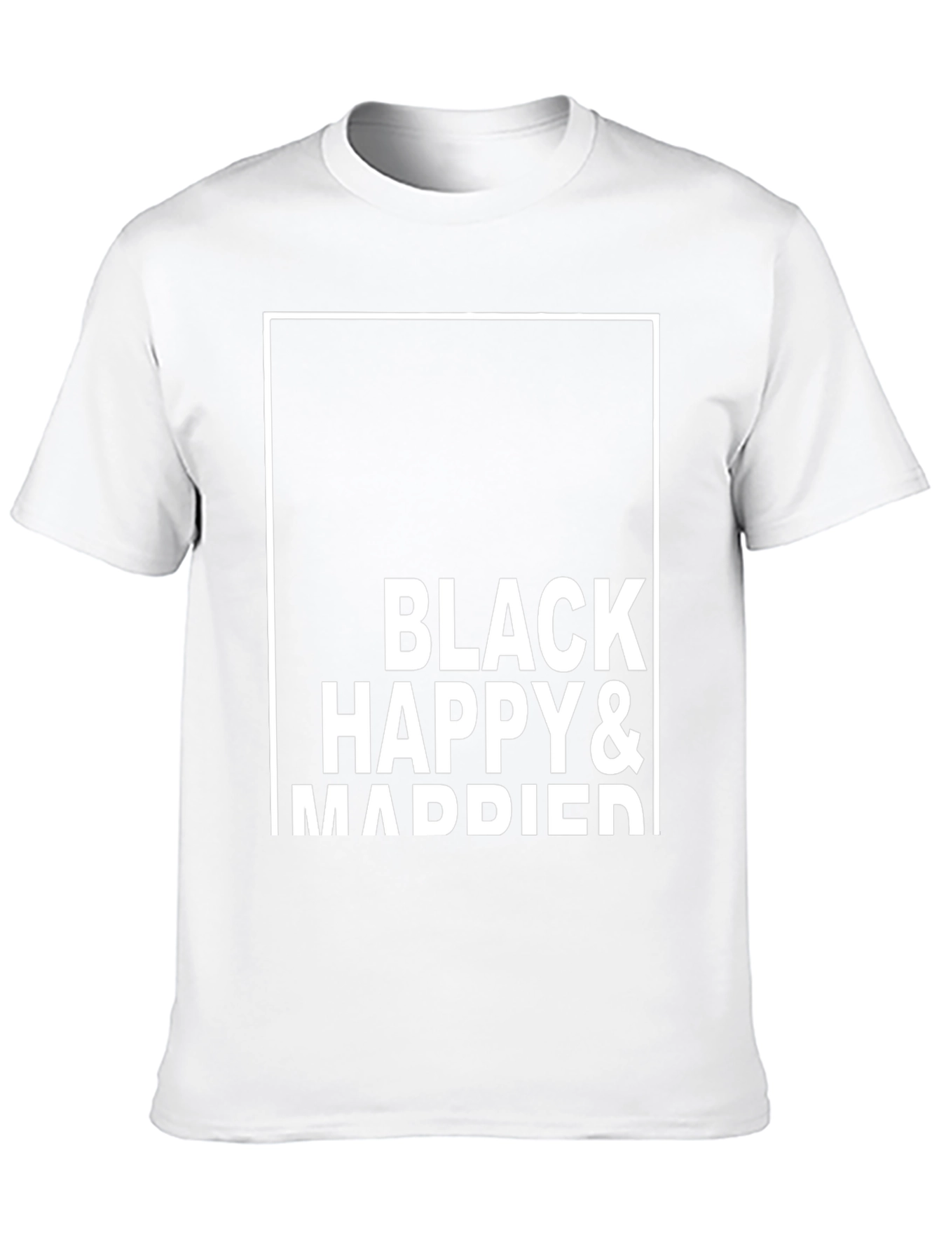 Black Happy & Married Graphic Tee