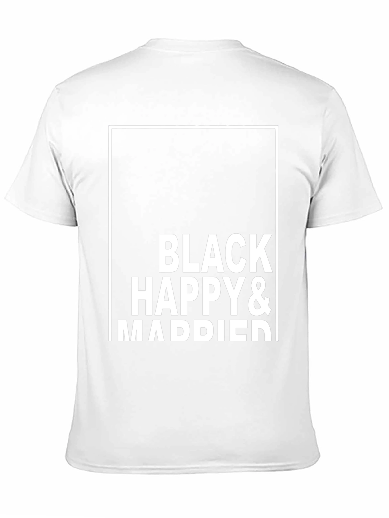 Black Happy & Married Graphic Tee