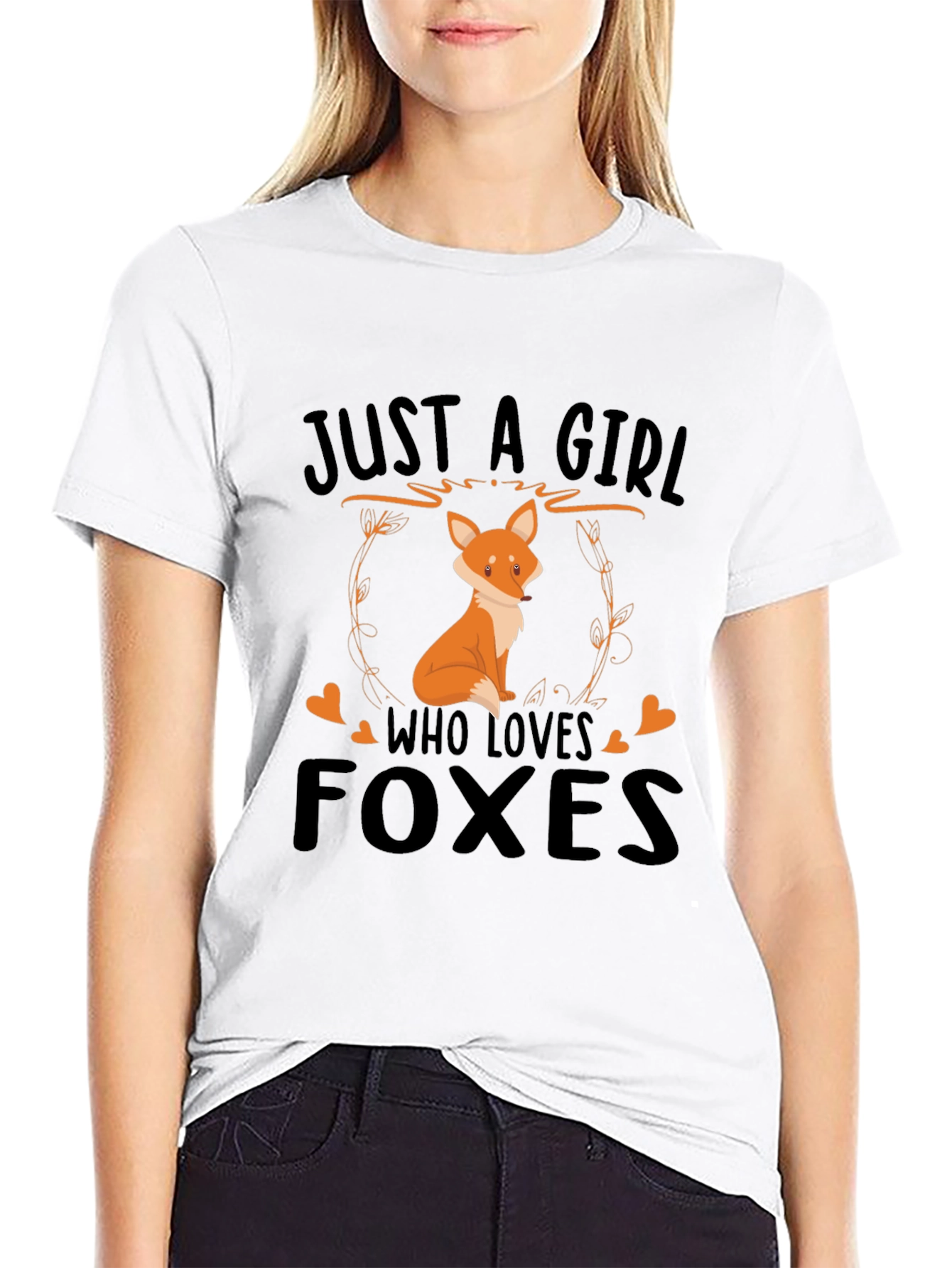 Just A Girl Who Loves Foxes T-Shirt