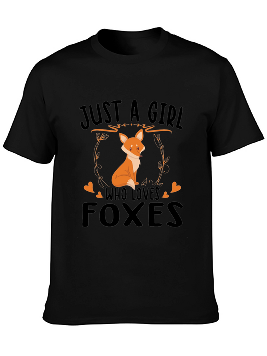 Just A Girl Who Loves Foxes T-Shirt