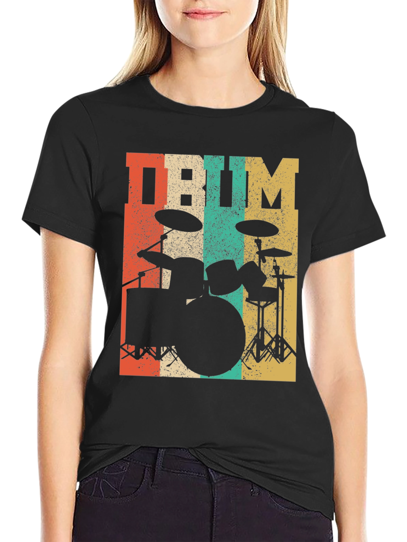 Retro Drum Set T-Shirt