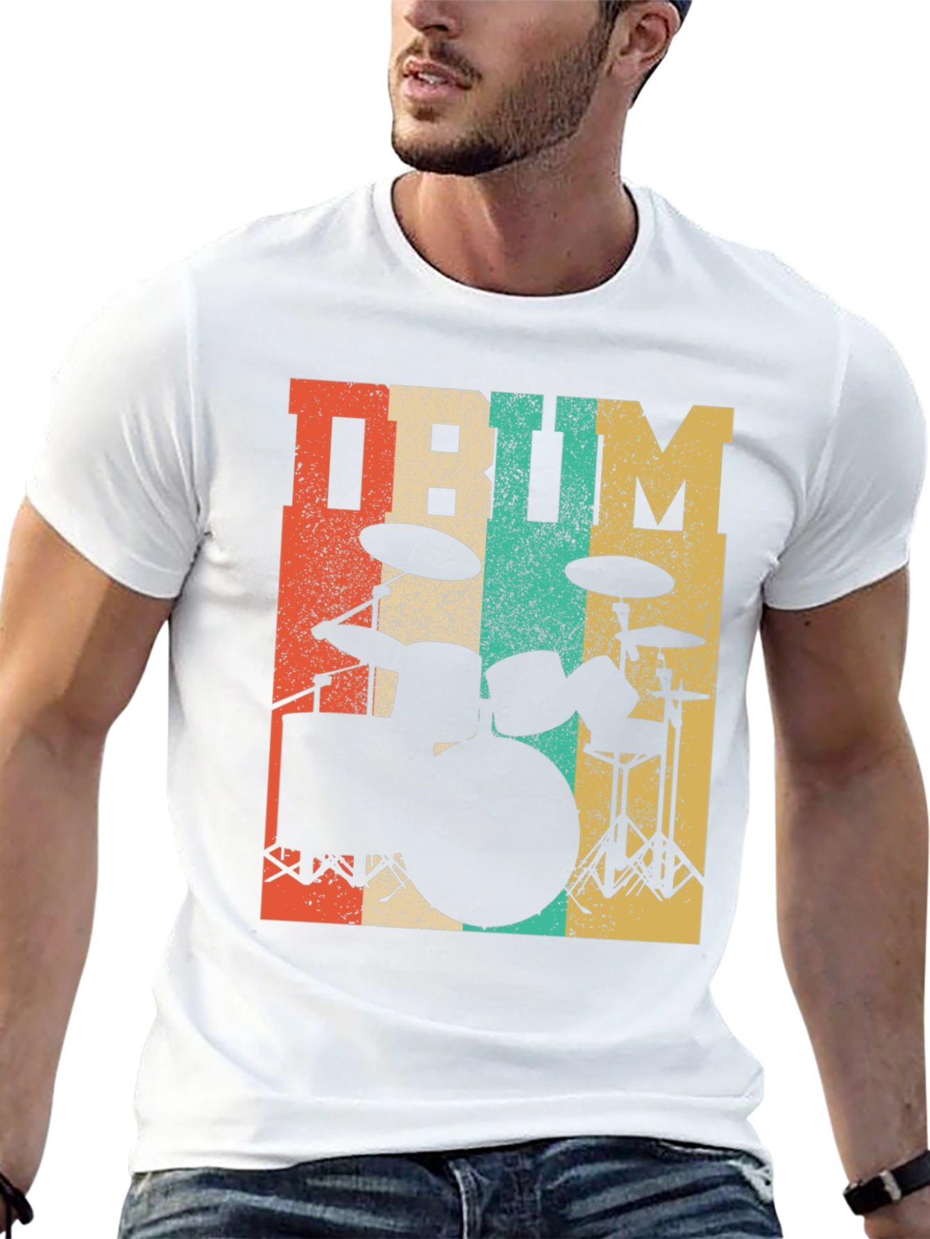 Retro Drum Set T-Shirt