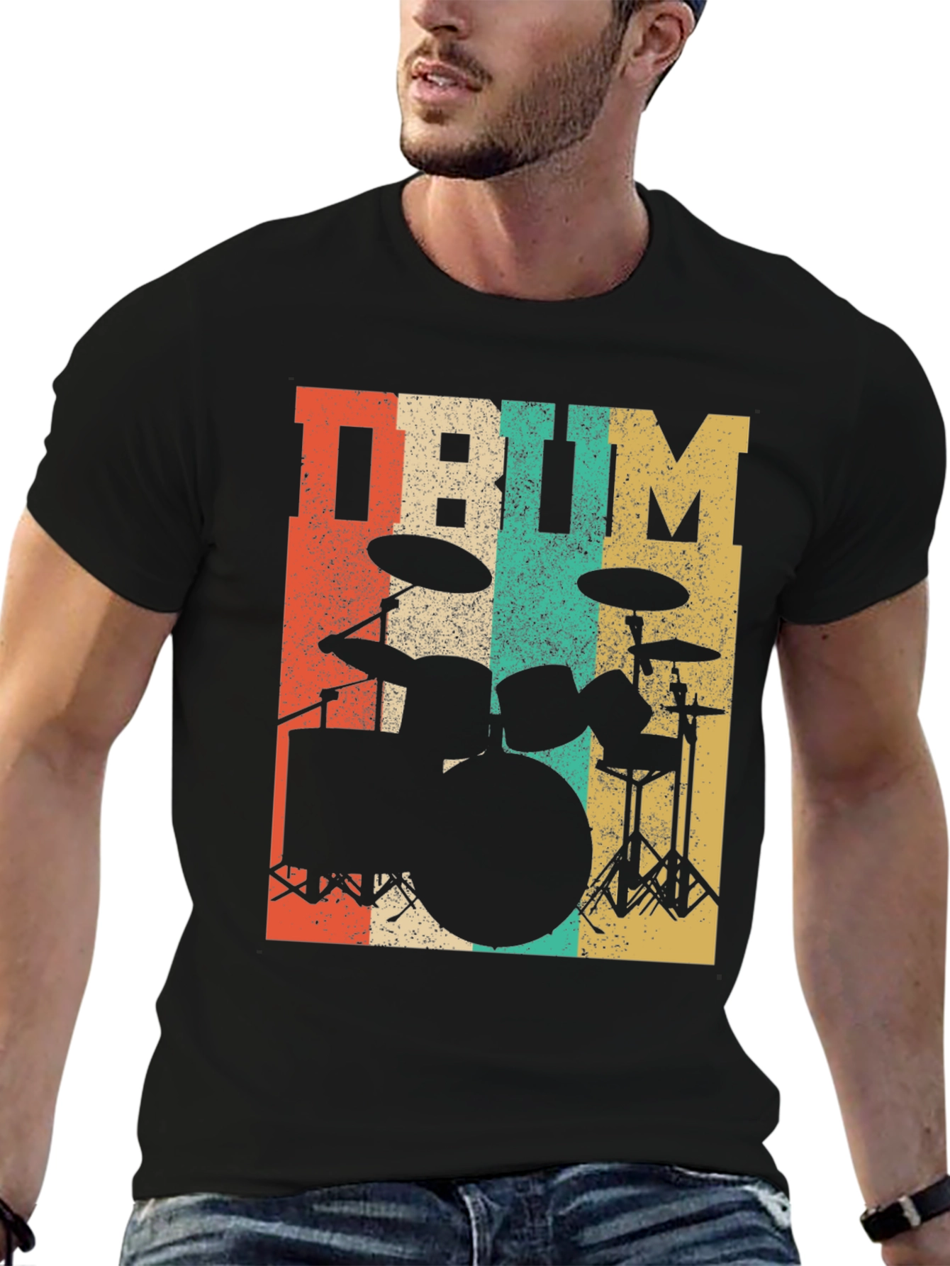 Retro Drum Set T-Shirt
