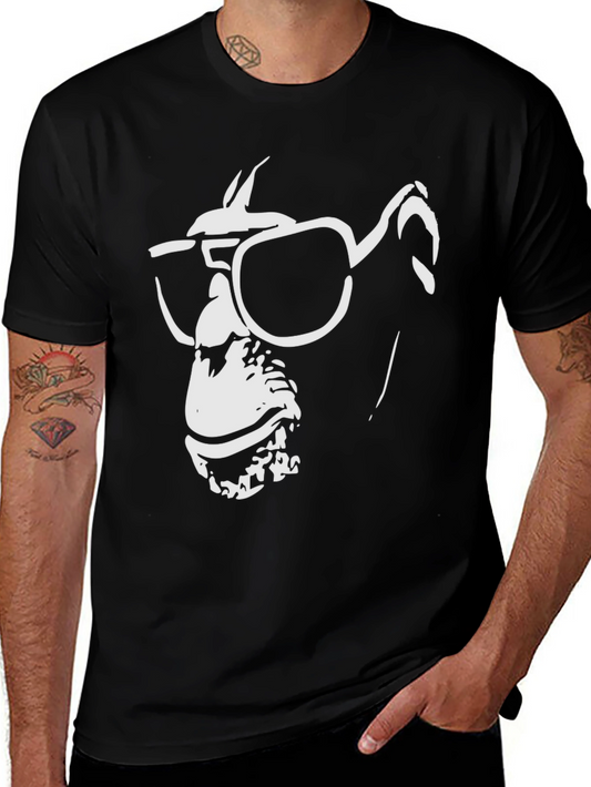 Cool Chimp Graphic Tee - Black Cotton T-Shirt