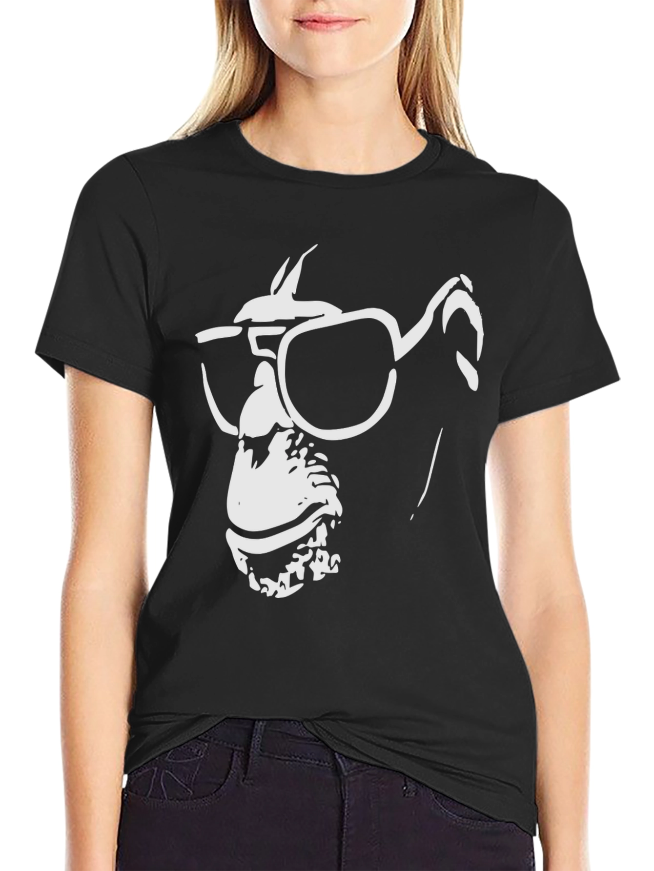 Cool Chimp Graphic Tee - Black Cotton T-Shirt