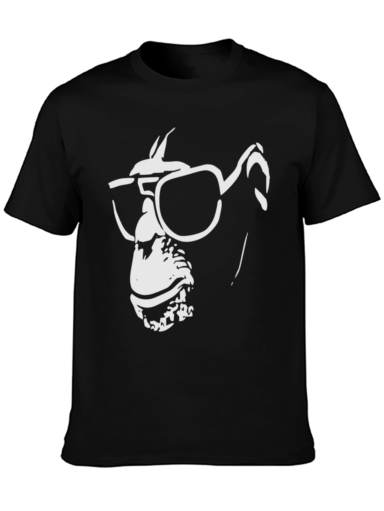 Cool Chimp Graphic Tee - Black Cotton T-Shirt