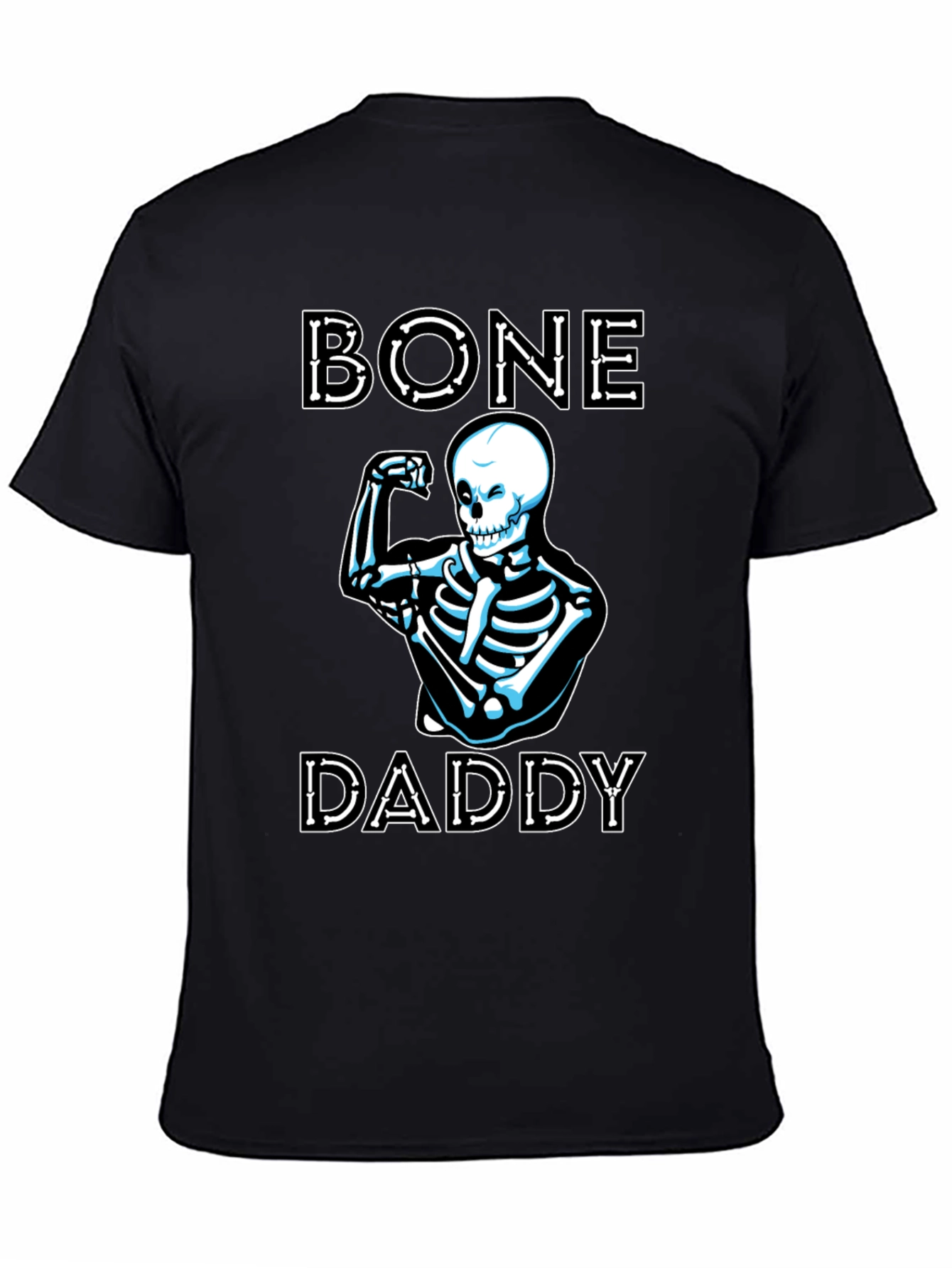 Bone Daddy Skeleton Graphic T-Shirt - Funny Halloween Tee