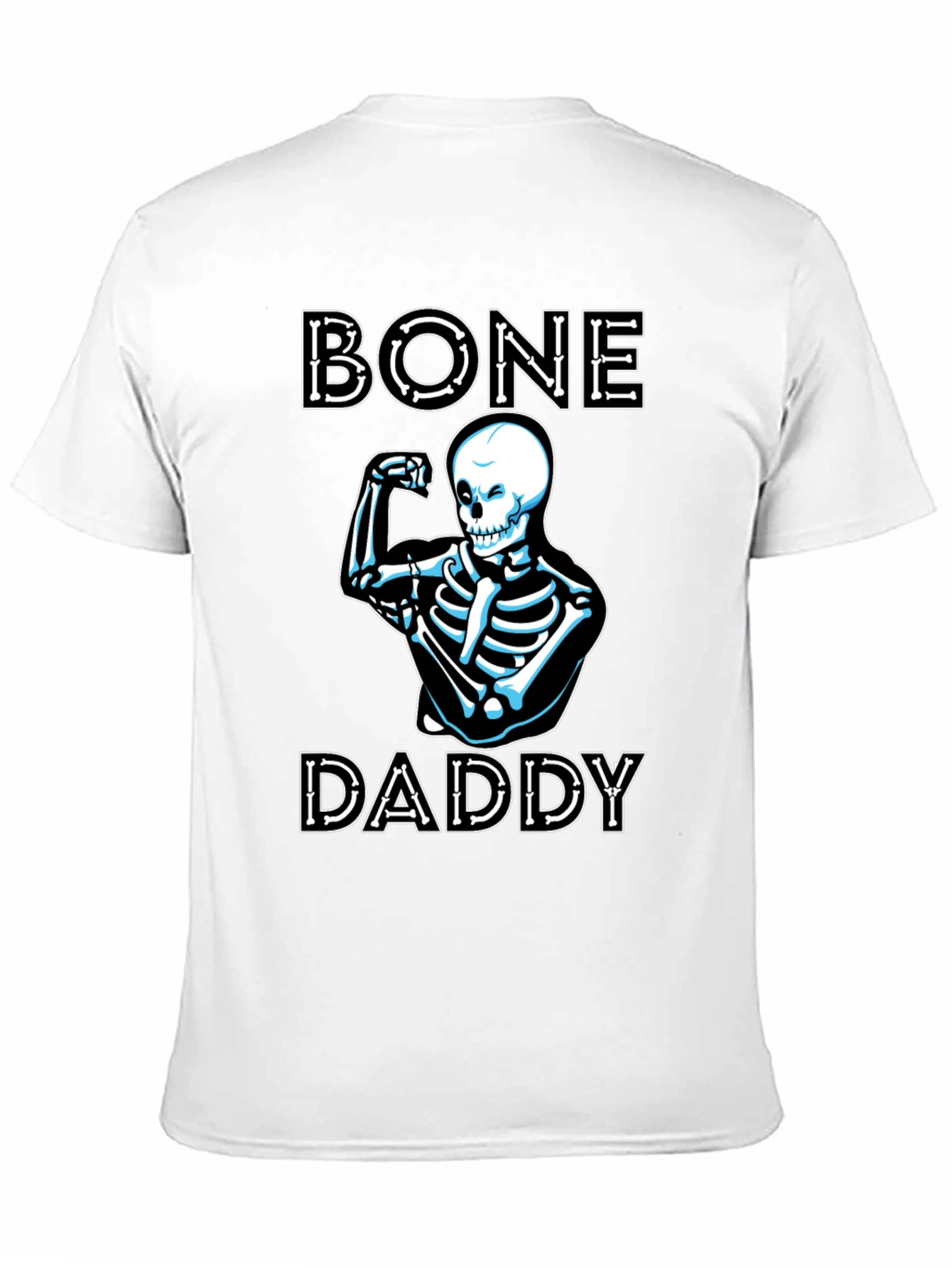 Bone Daddy Skeleton Graphic T-Shirt - Funny Halloween Tee