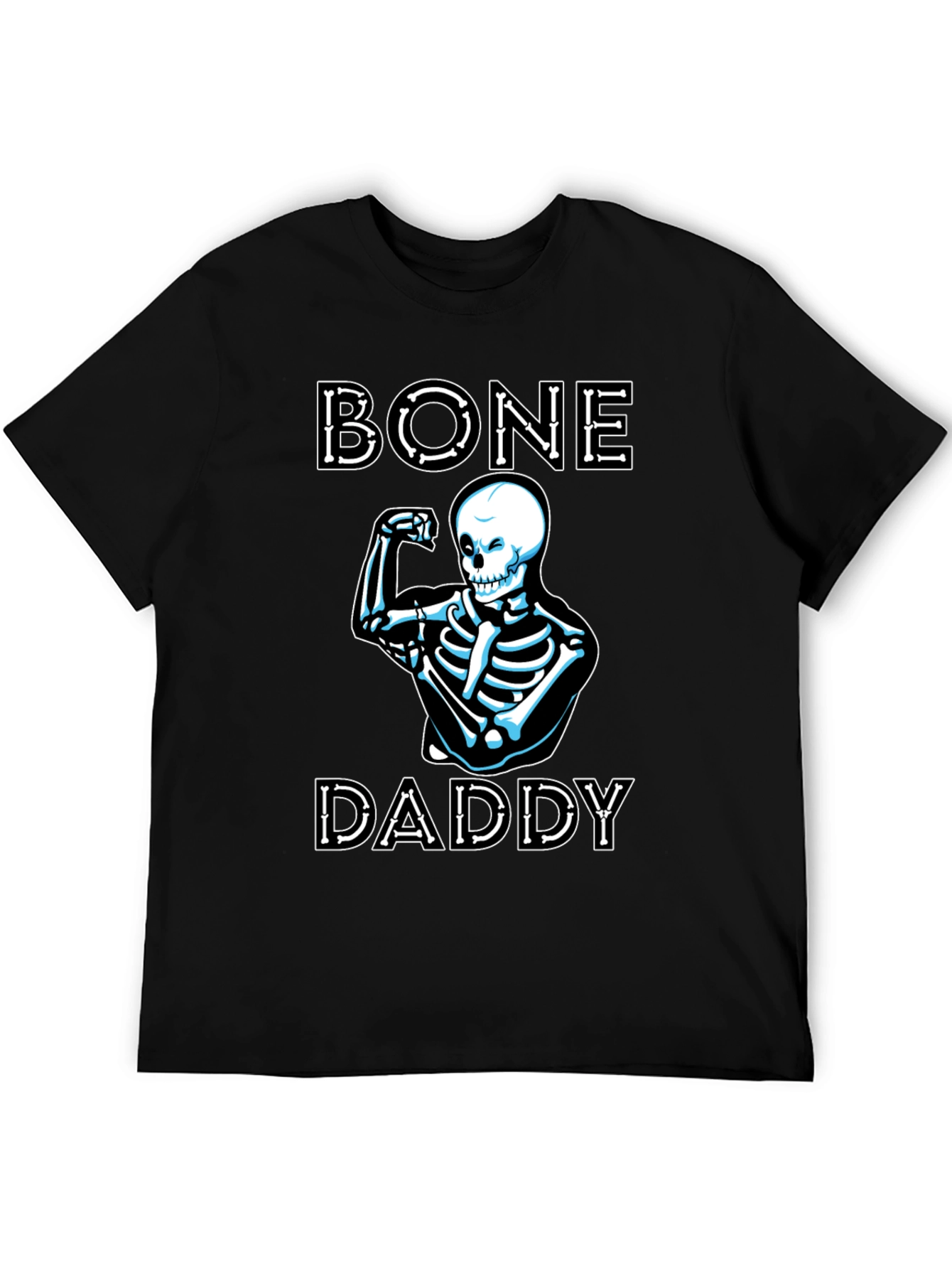 Bone Daddy Skeleton Graphic T-Shirt - Funny Halloween Tee