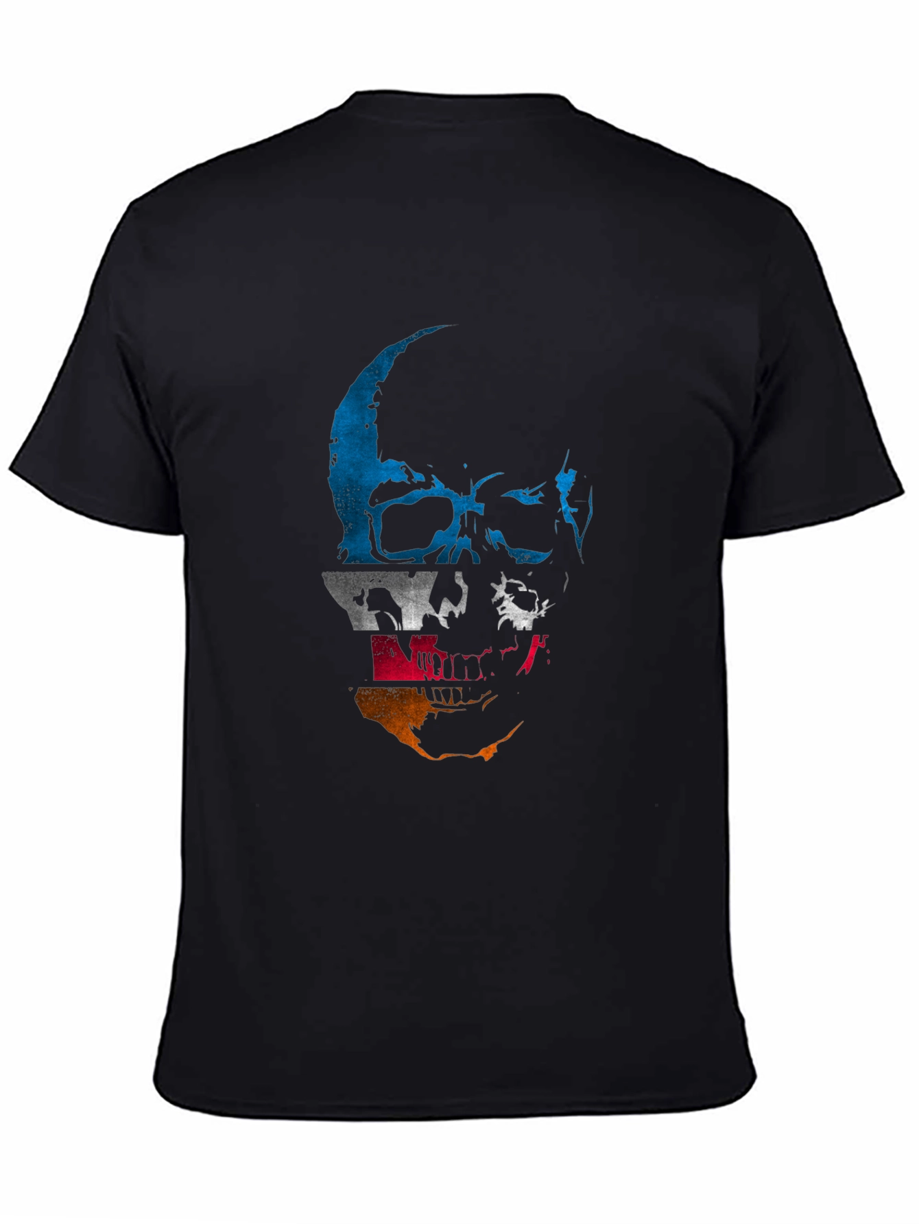 Skull Flag Graphic Tee - Mens Black T-Shirt