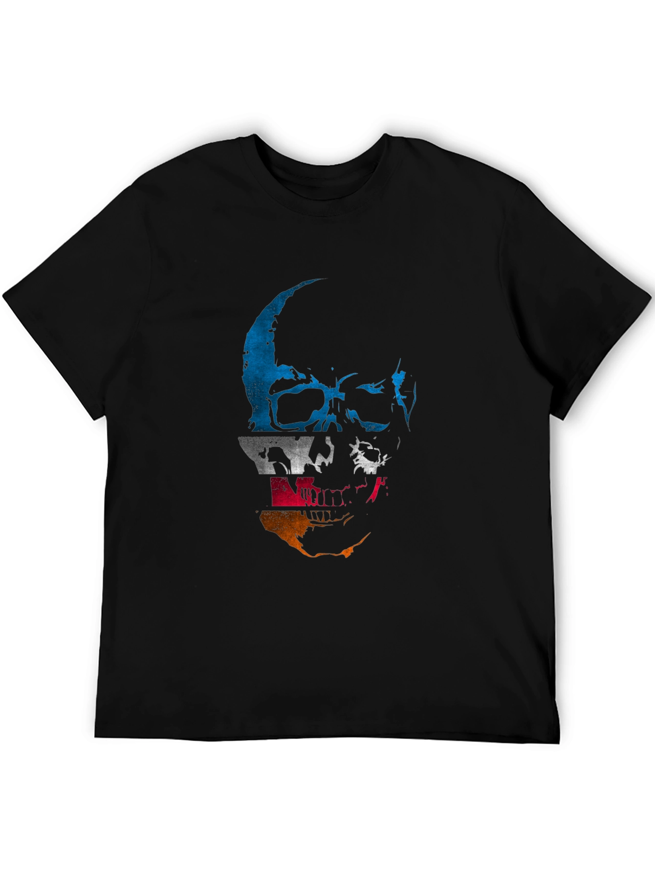 Skull Flag Graphic Tee - Mens Black T-Shirt