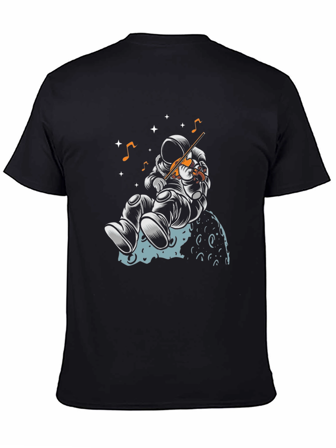 Astronaut Musician Graphic T-Shirt