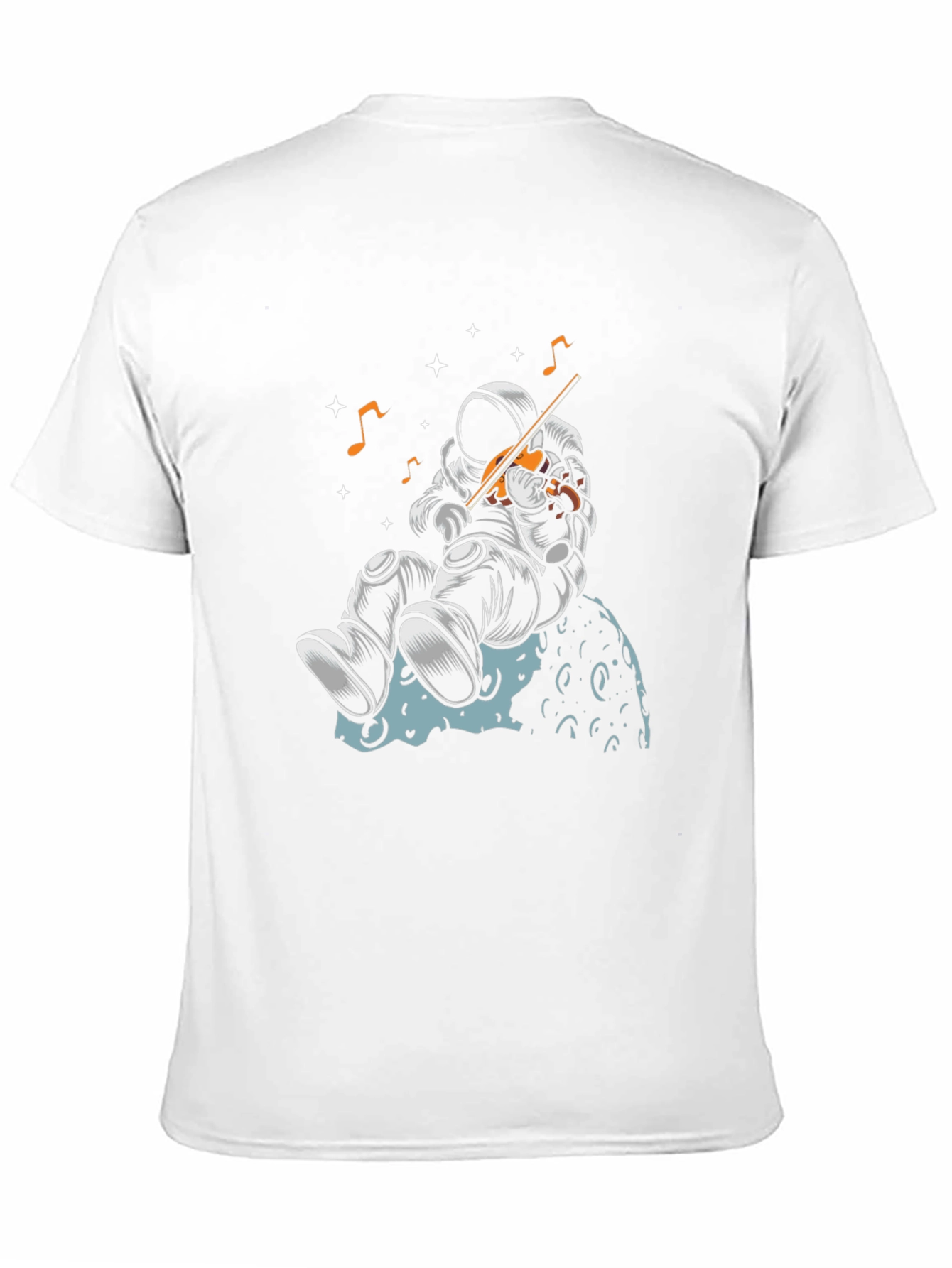 Astronaut Musician Graphic T-Shirt