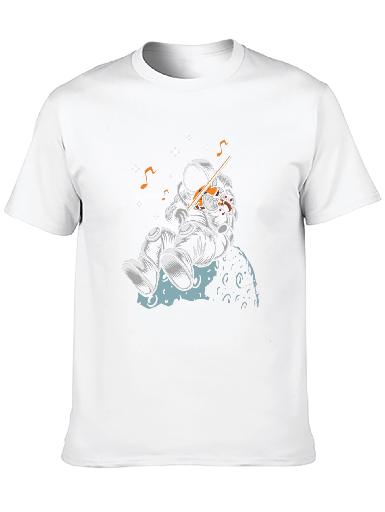 Astronaut Musician Graphic T-Shirt
