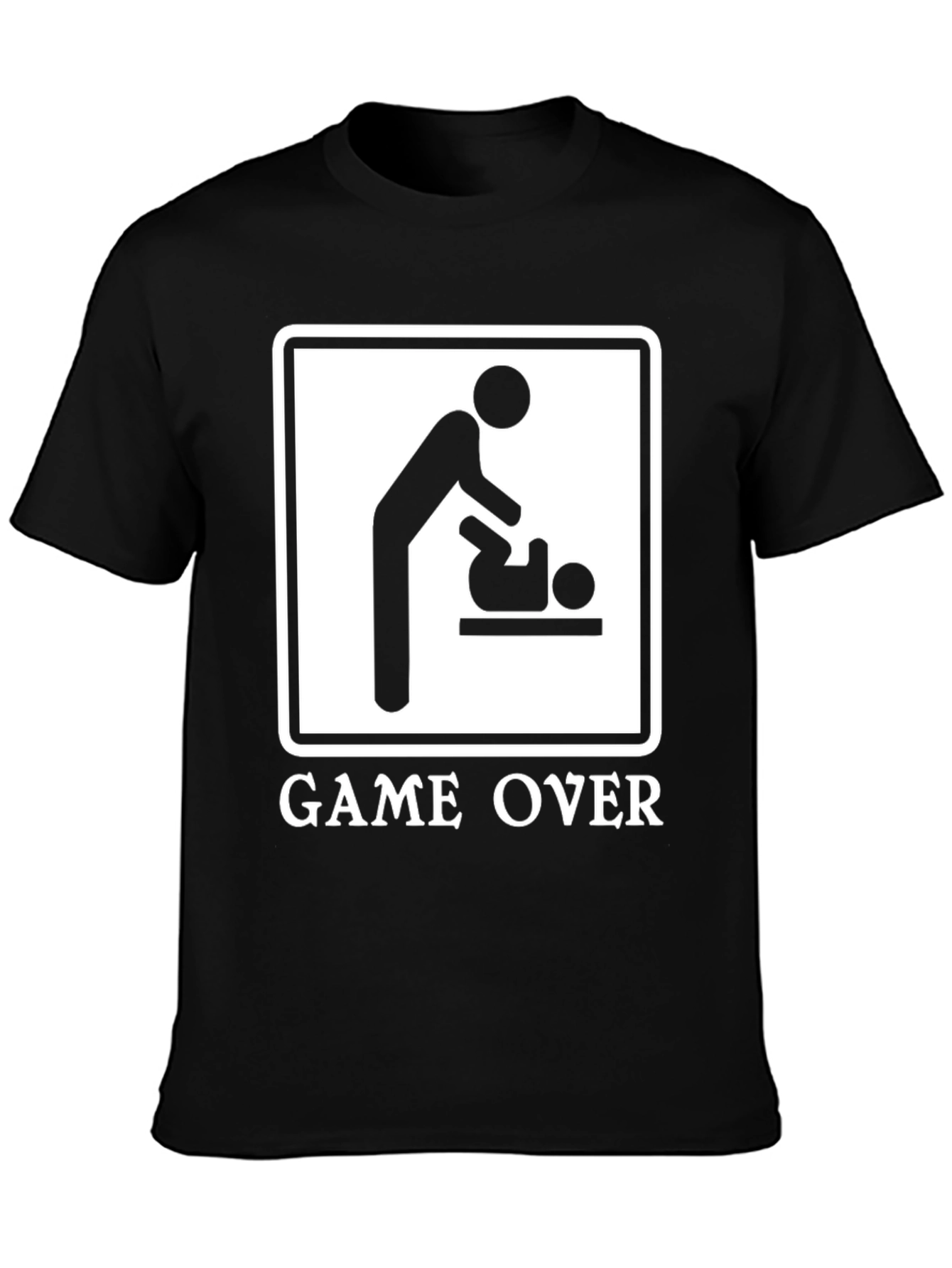 Game Over Baby Changing T-Shirt