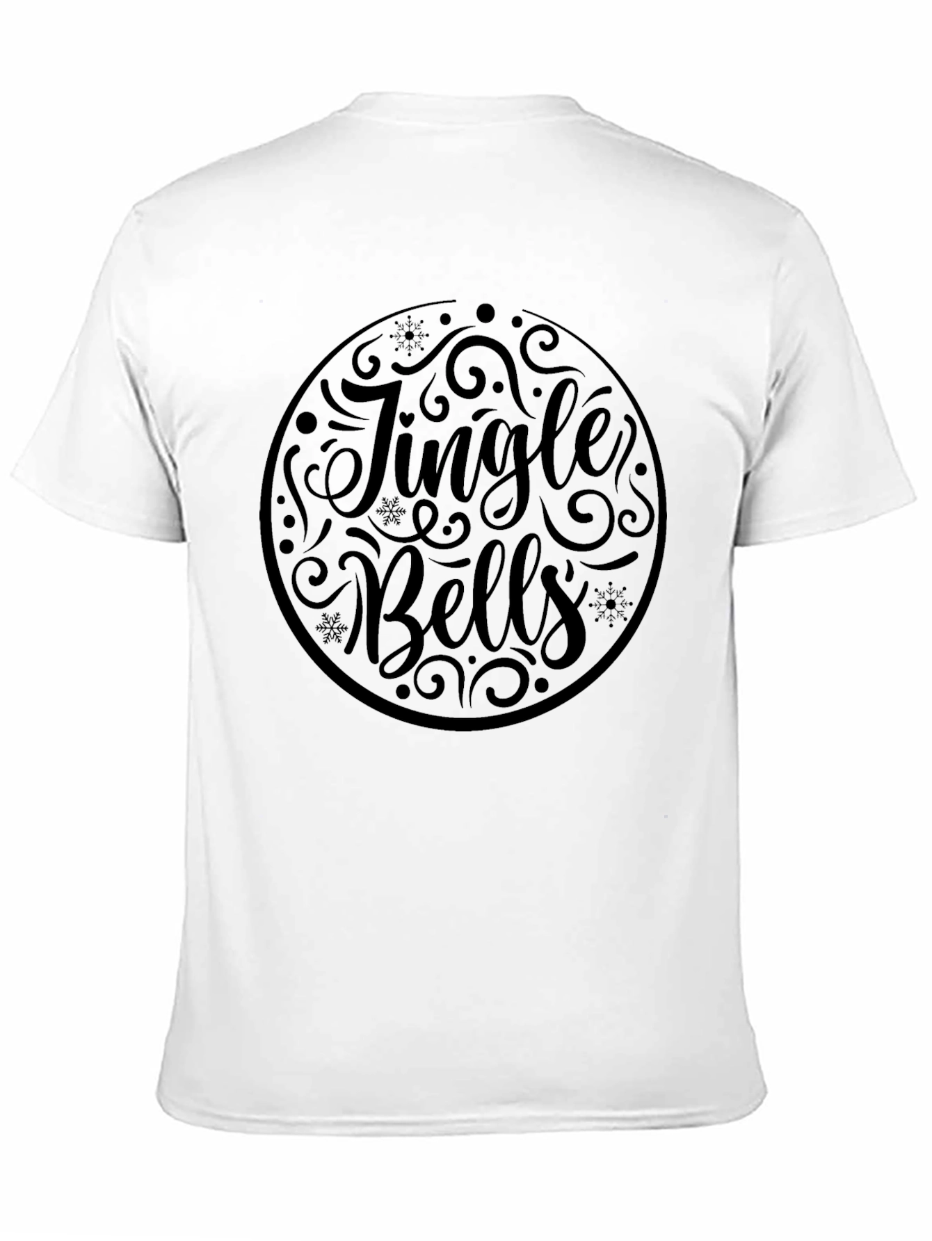 Jingle Bells Graphic Tee - Holiday Festive T-Shirt