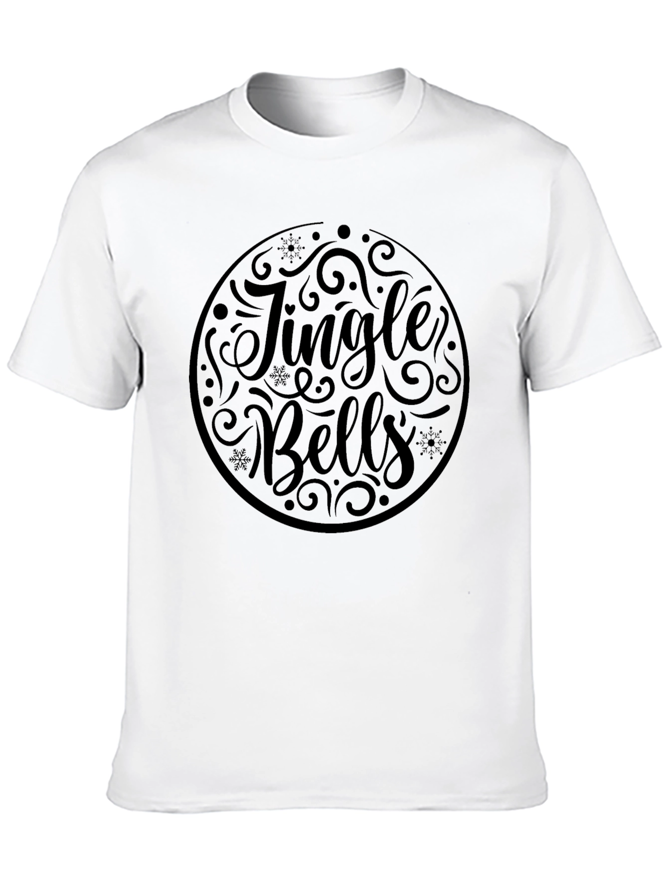 Jingle Bells Graphic Tee - Holiday Festive T-Shirt