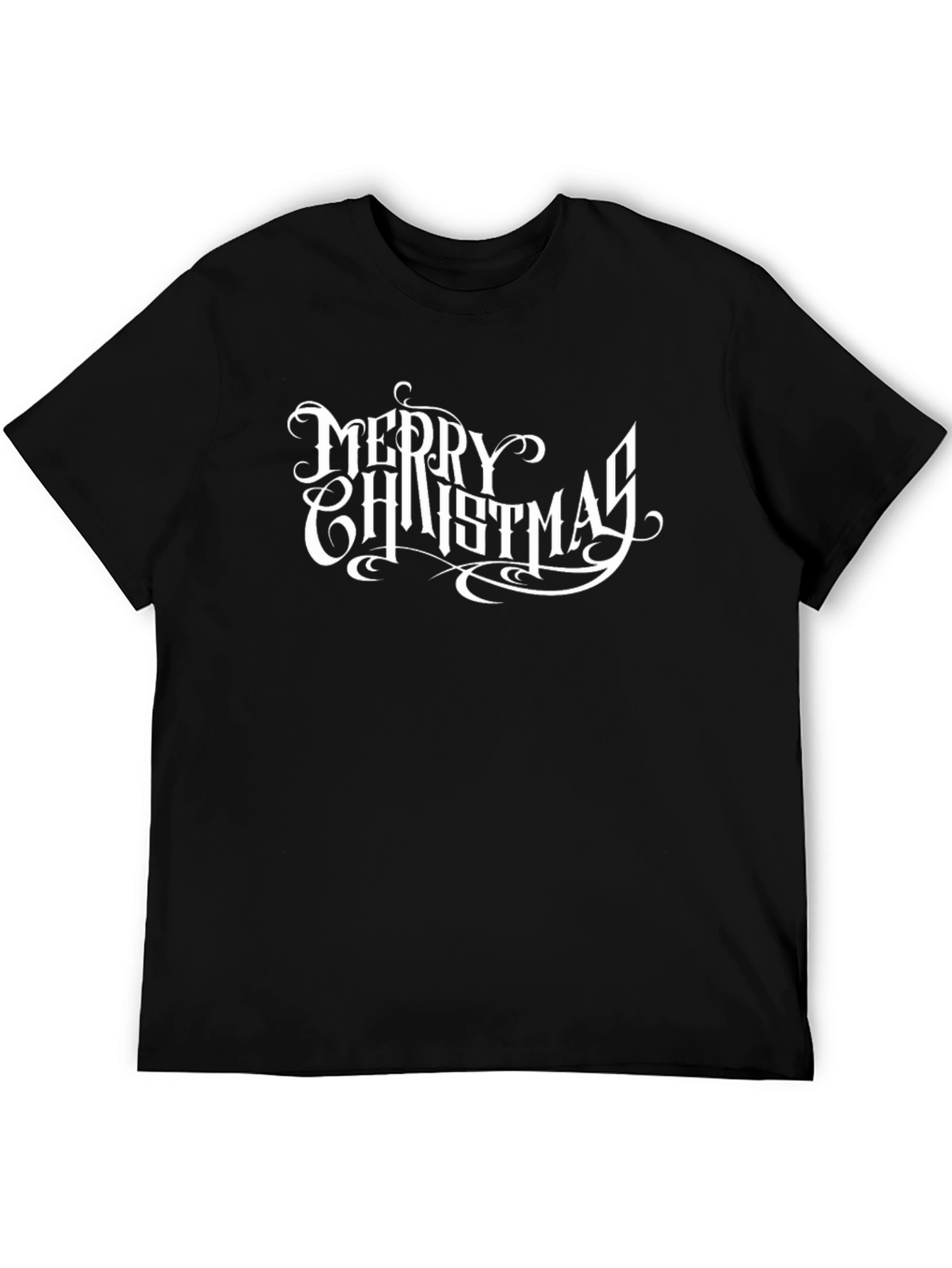 Merry Christmas Black T-Shirt