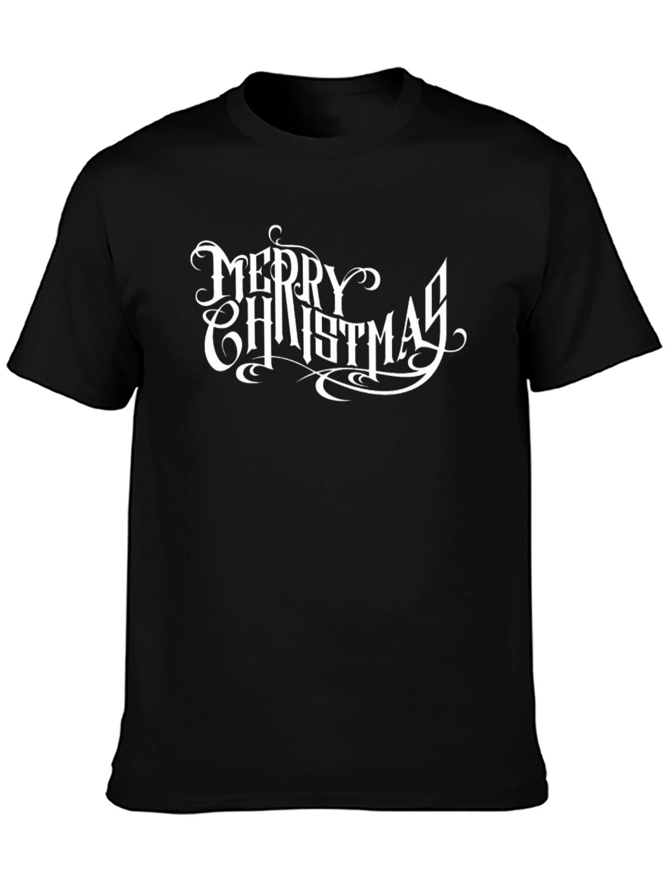 Merry Christmas Black T-Shirt