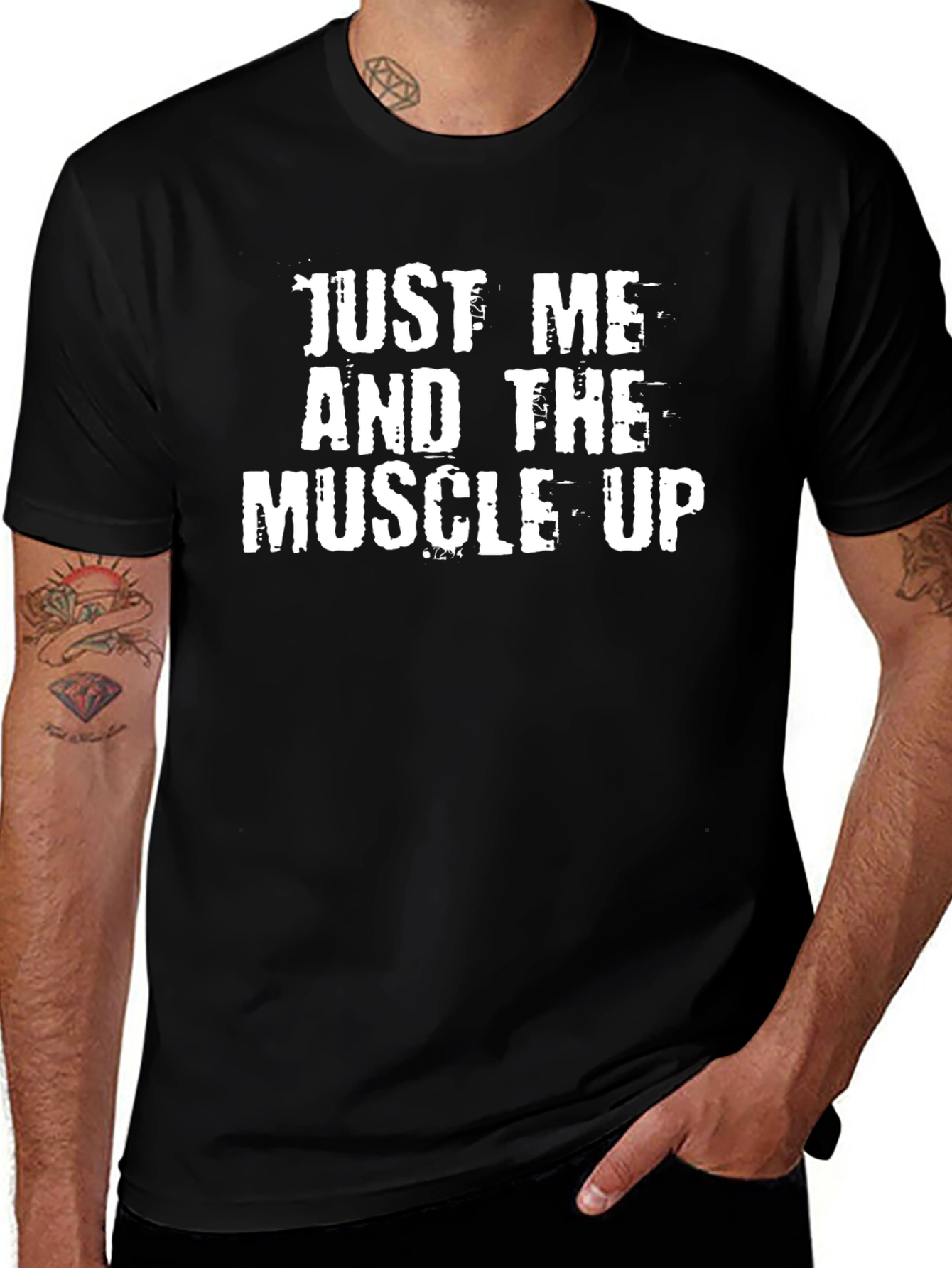 Just Me and The Muscle Up - Graphic T-Shirt