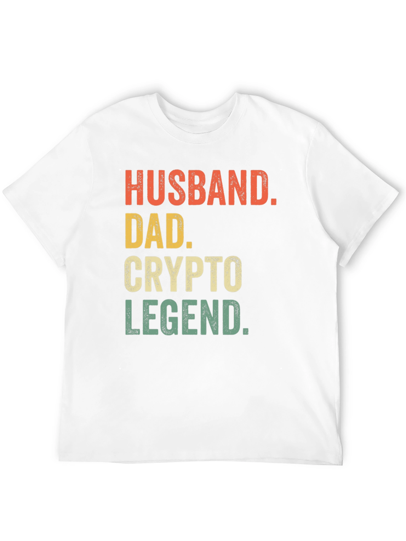 Husband Dad Crypto Legend Graphic Tee