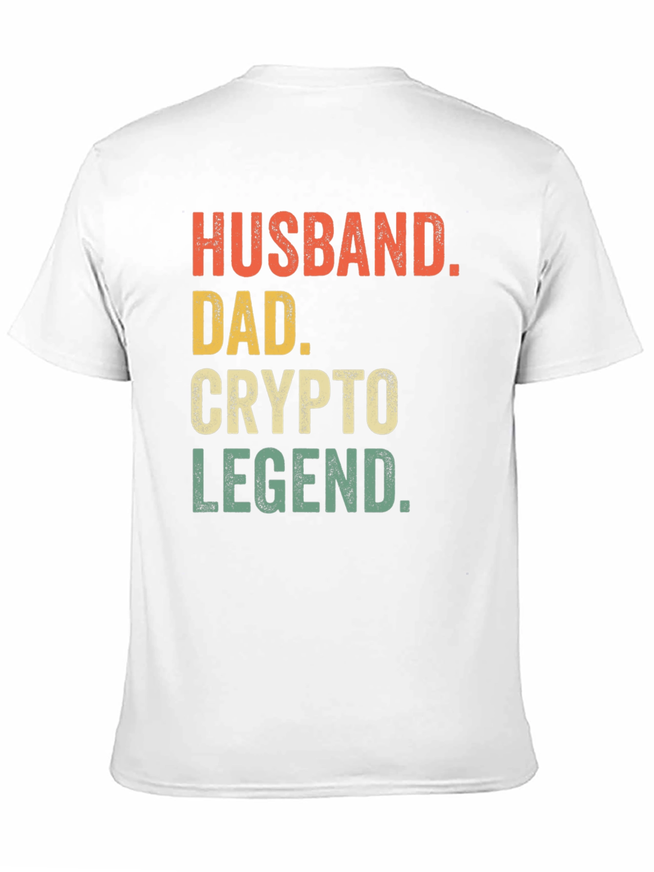 Husband Dad Crypto Legend Graphic Tee