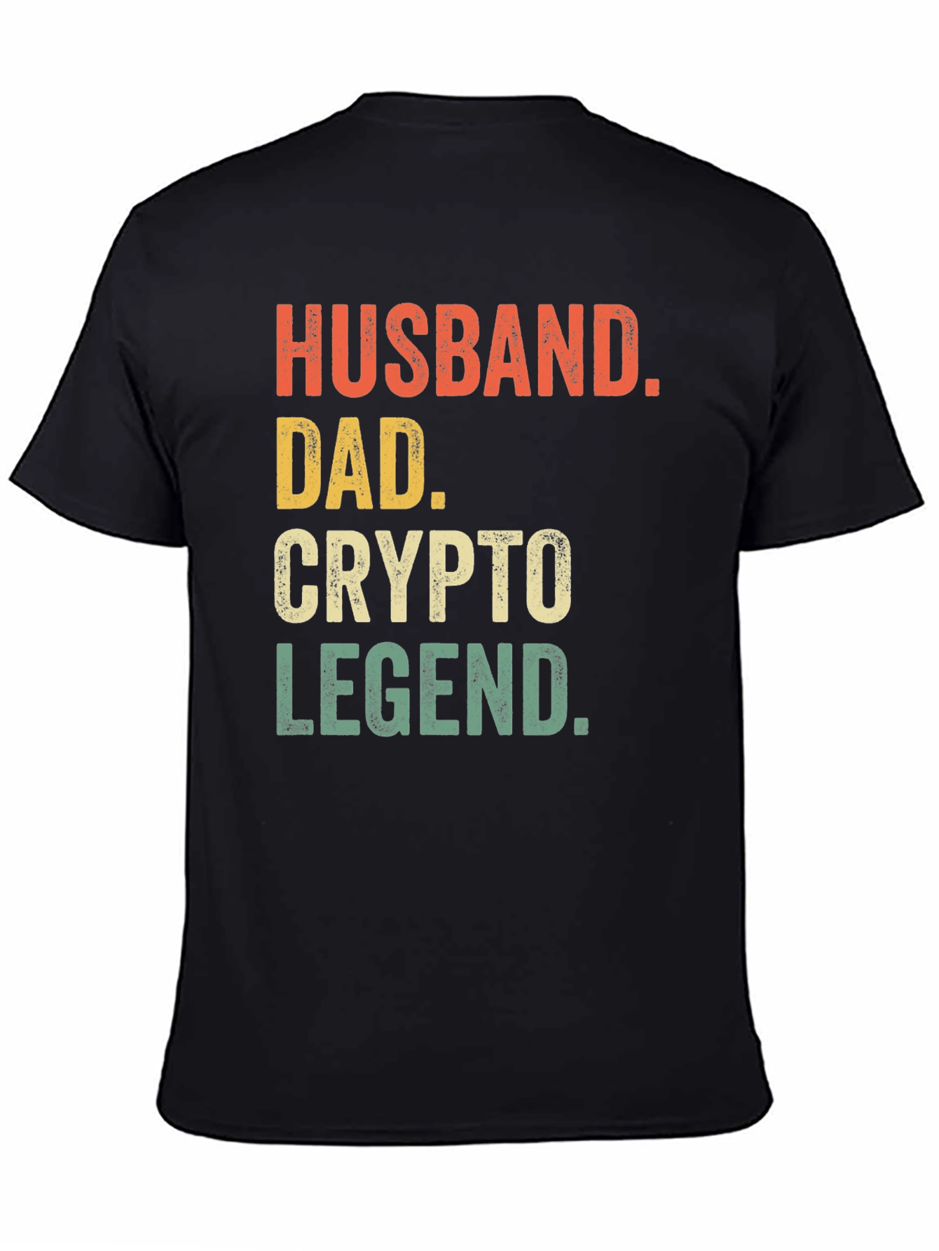 Husband Dad Crypto Legend Graphic Tee