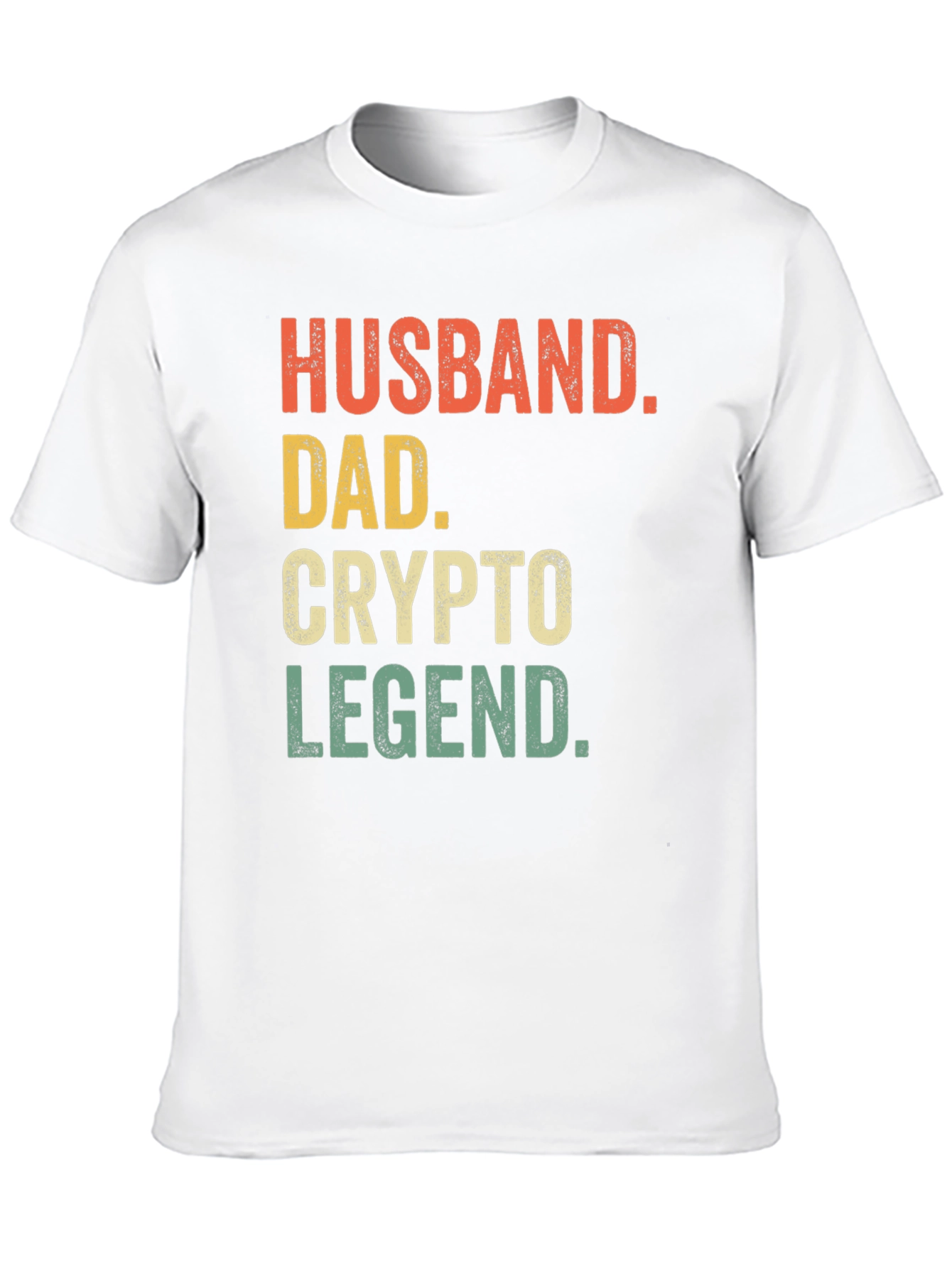 Husband Dad Crypto Legend Graphic Tee