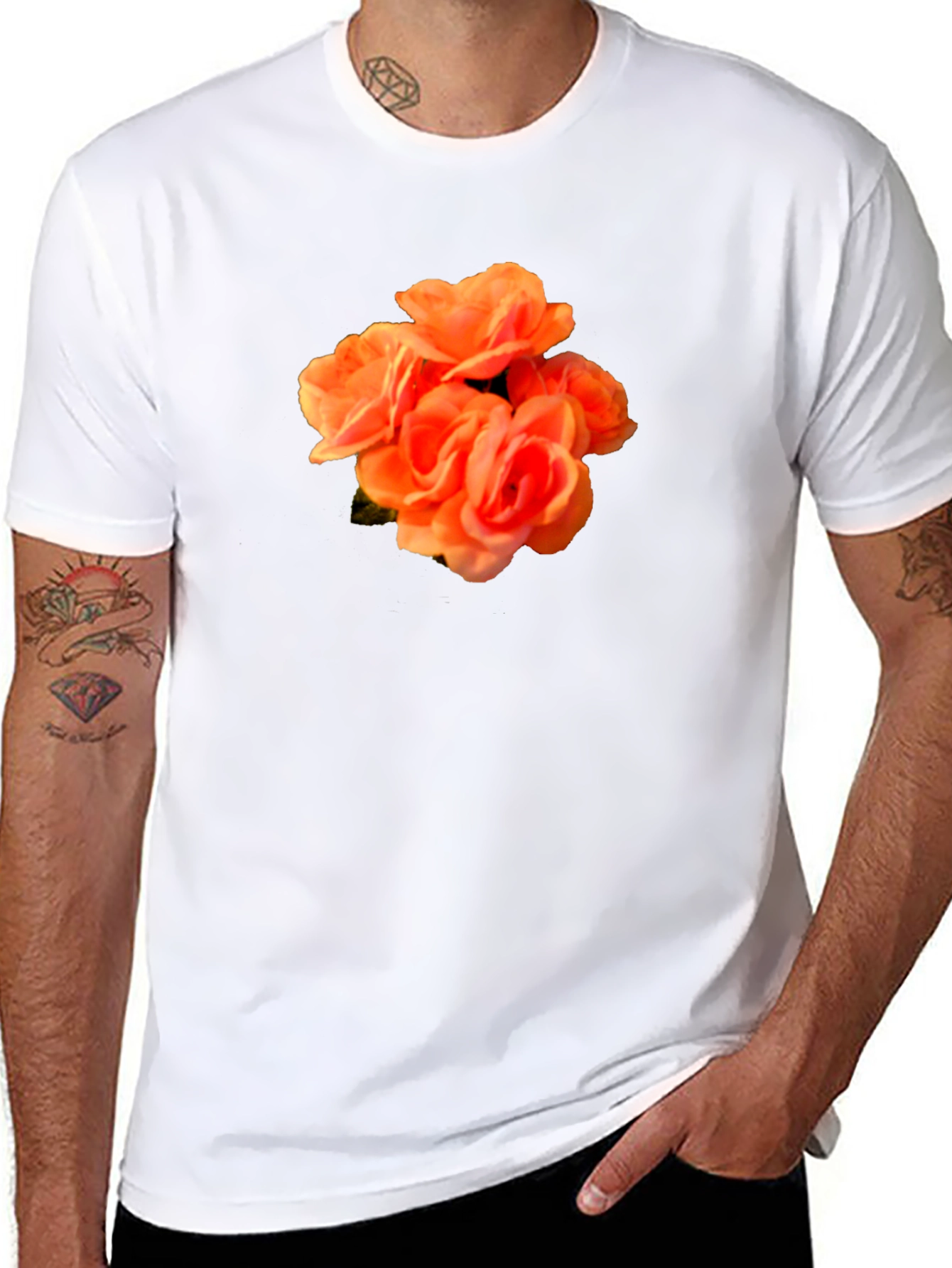 Floral Print Tee - Stylish Comfort