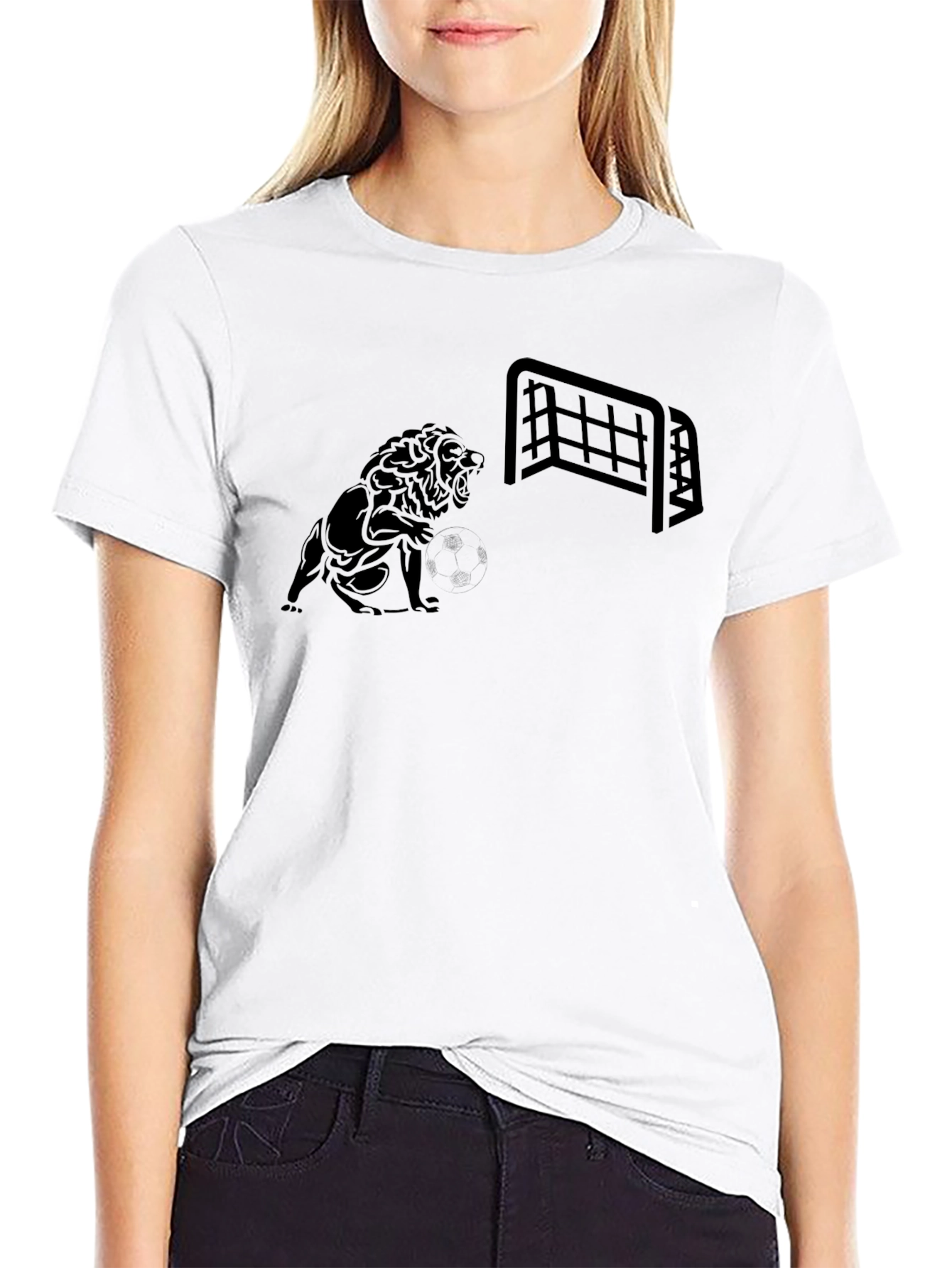 Lion Goal T-Shirt - Fierce Soccer Style