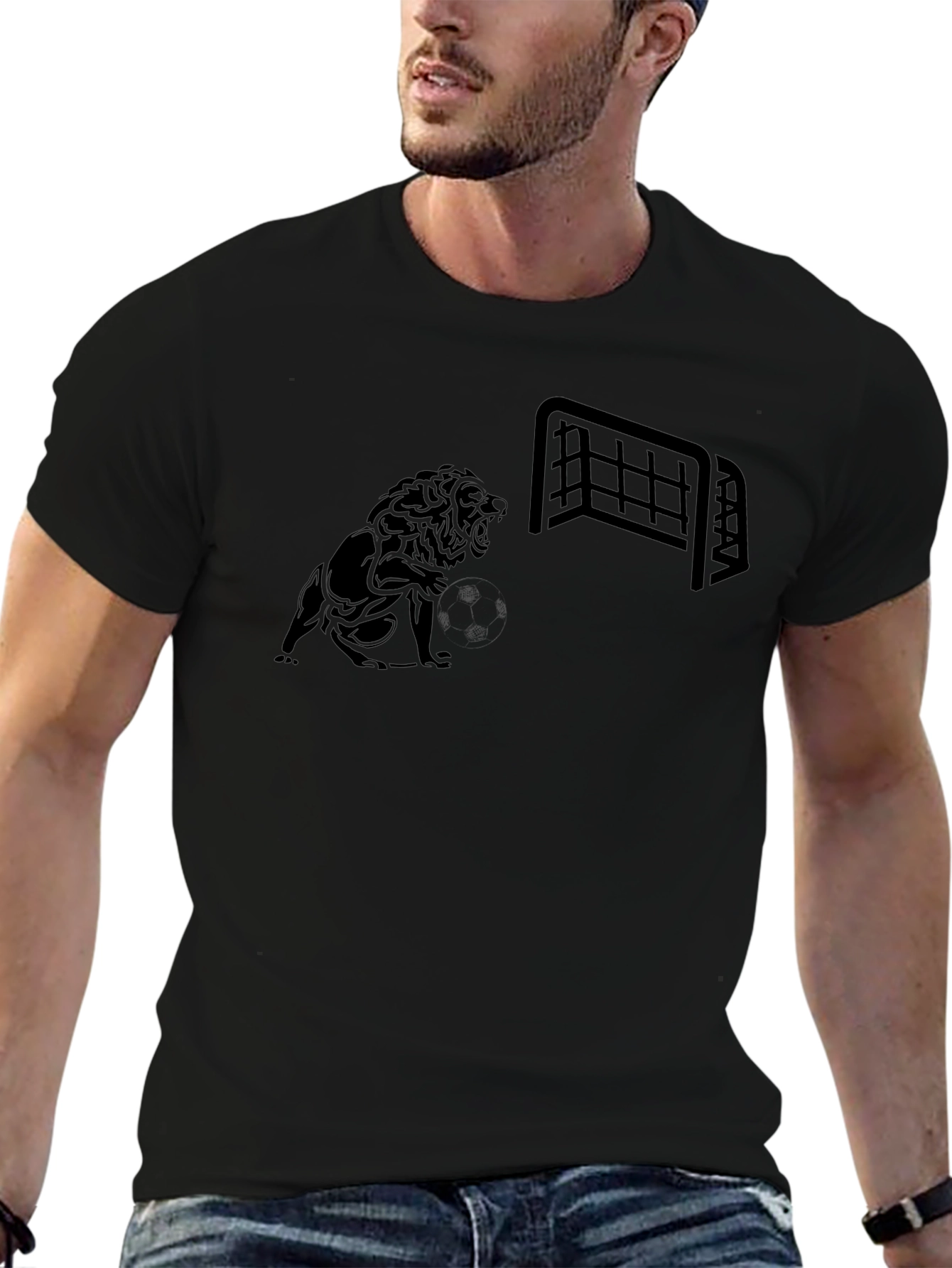 Lion Goal T-Shirt - Fierce Soccer Style